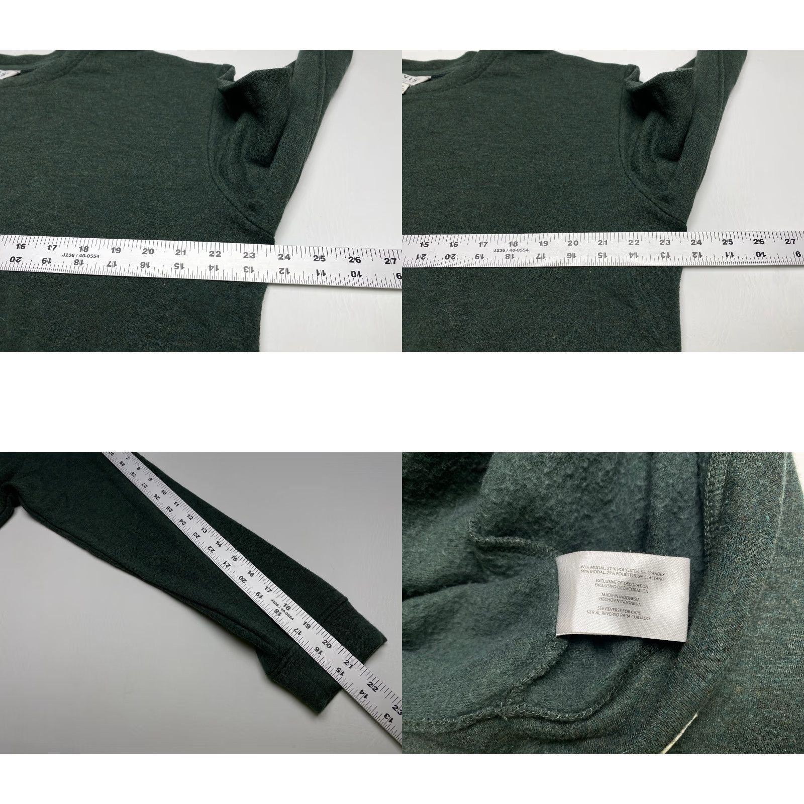 Orvis Orvis Sweatshirt Mens Large L Green Pullover Crew Long Sleeve Fleece Forest 7749 Size US L / EU 52-54 / 3 - 8 Thumbnail