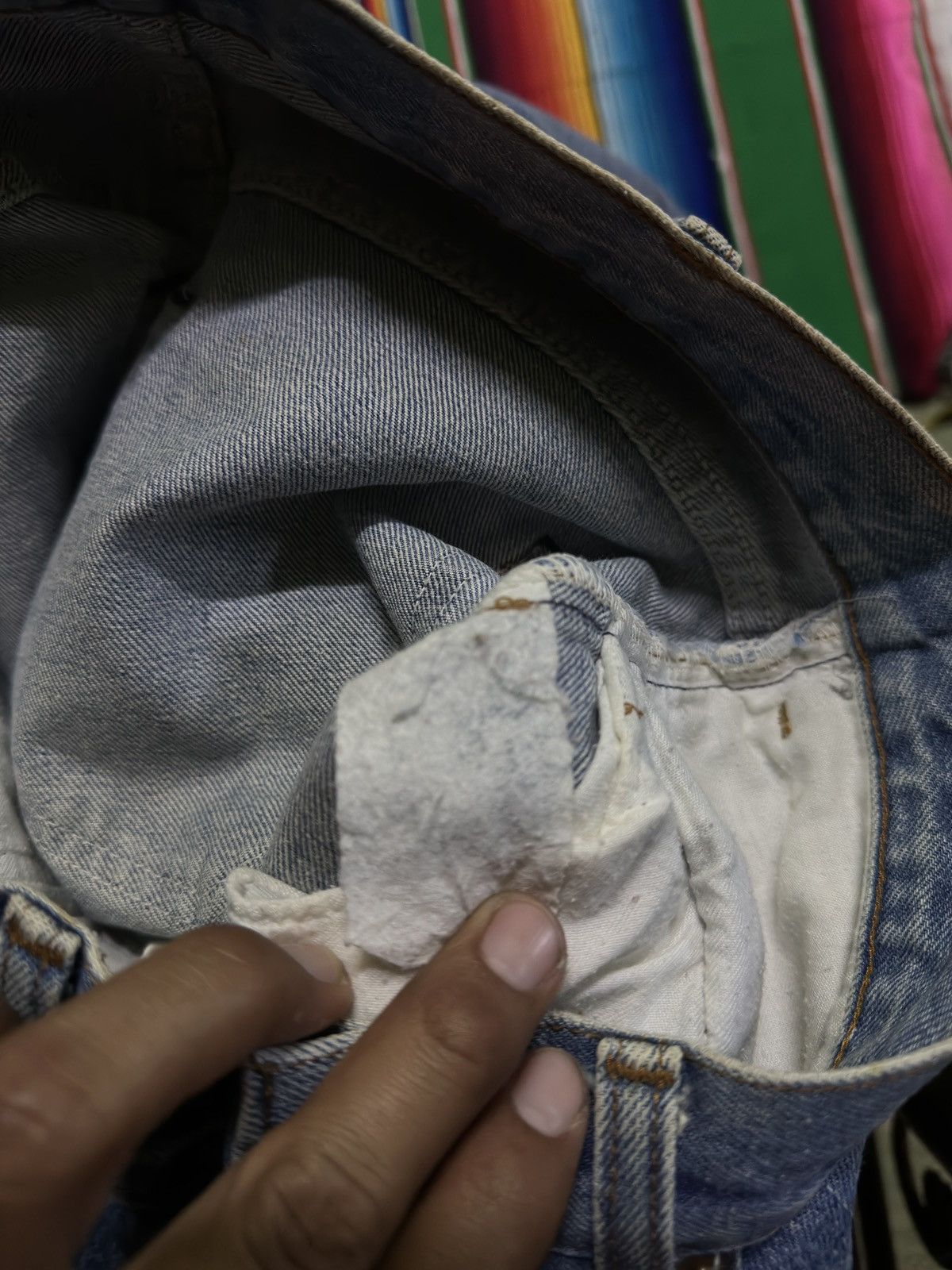 Levi's Vintage Levis 502 Blue Washed 32x41 . Size US 32 / EU 48 - 13 Thumbnail