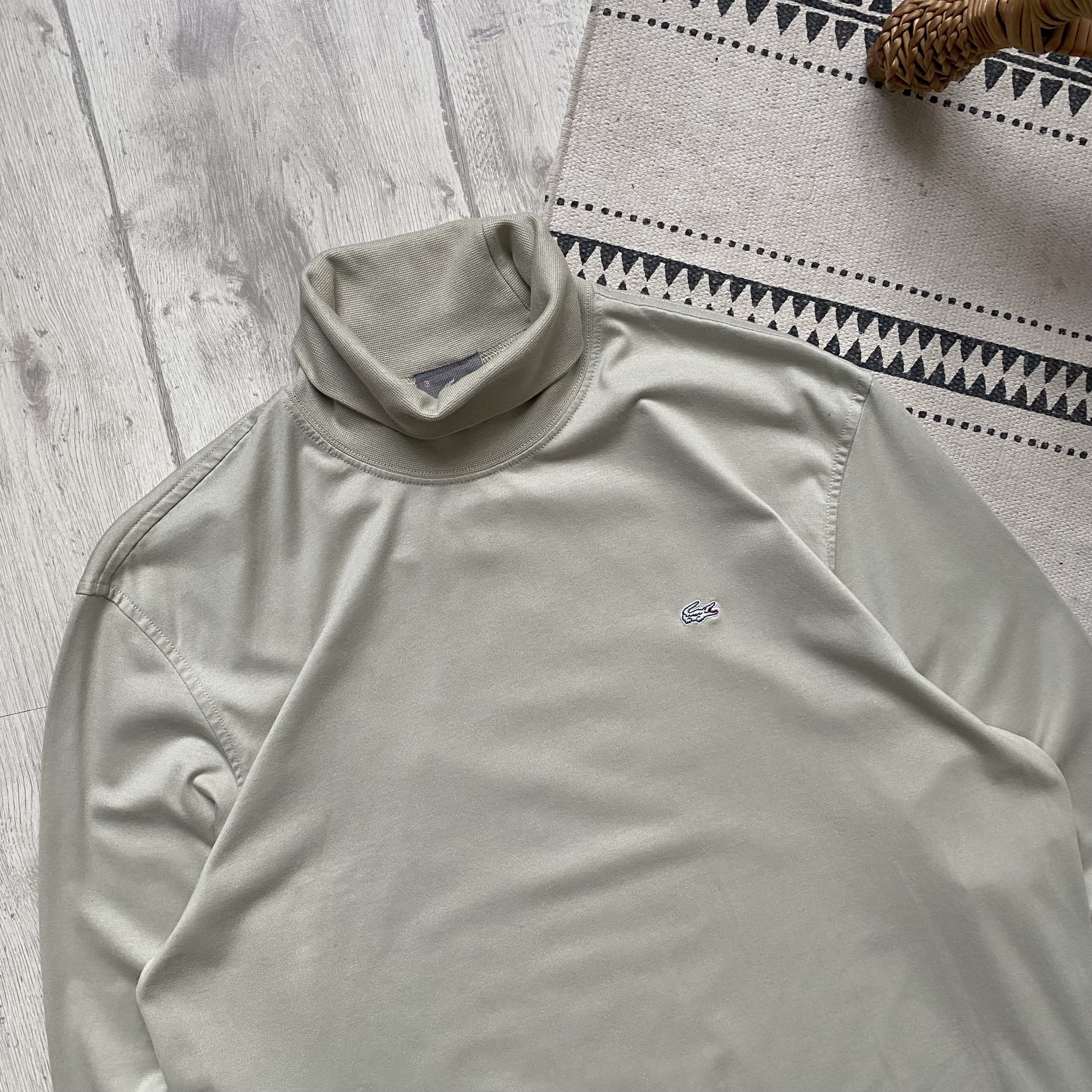 Lacoste 🐊 Vintage Lacoste Turtleneck long sleeve Oldmoney Size US L / EU 52-54 / 3 - 2 Thumbnail
