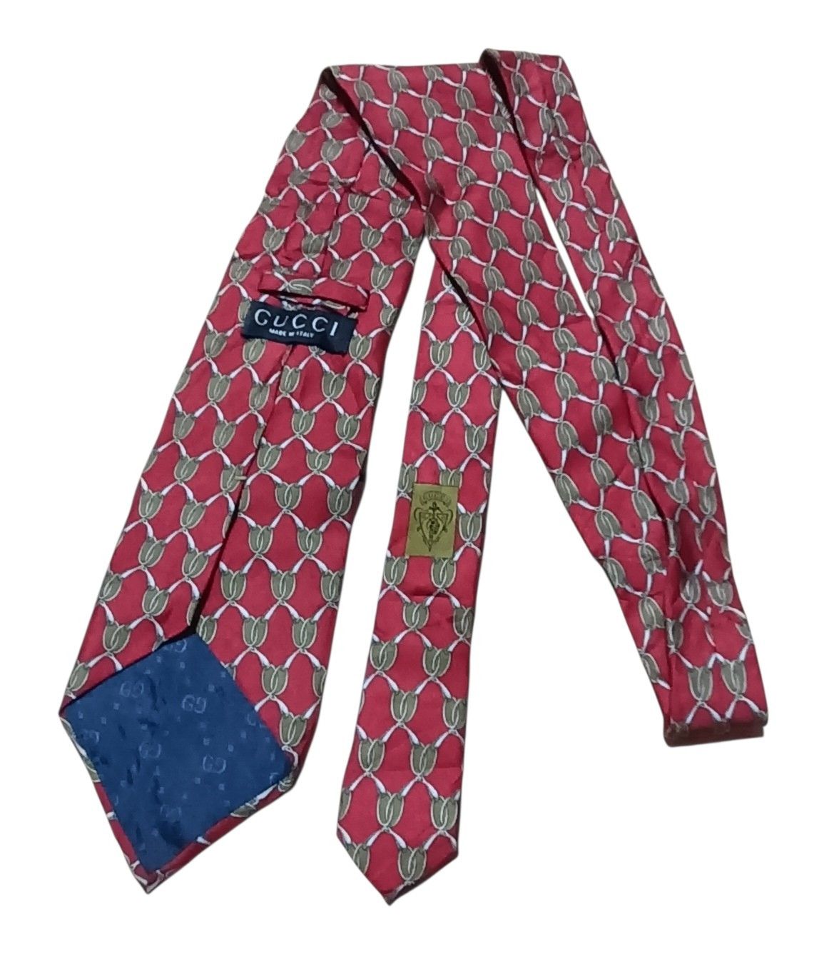 Gucci VINTAGE GUCCI SILK NECKTIE Size ONE SIZE - 2 Thumbnail