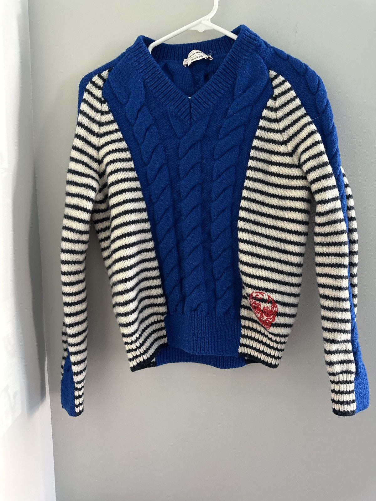 image of Alexander Mcqueen Sweater in Blue, Women's (Size Medium)