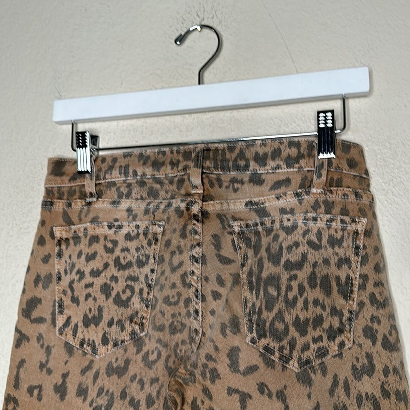 Current/Elliot Current/Elliott Leopard Skinny Stiletto Jean Sz 25 Indie Y2K Size 25" / US 0 / IT 36 - 10 Thumbnail