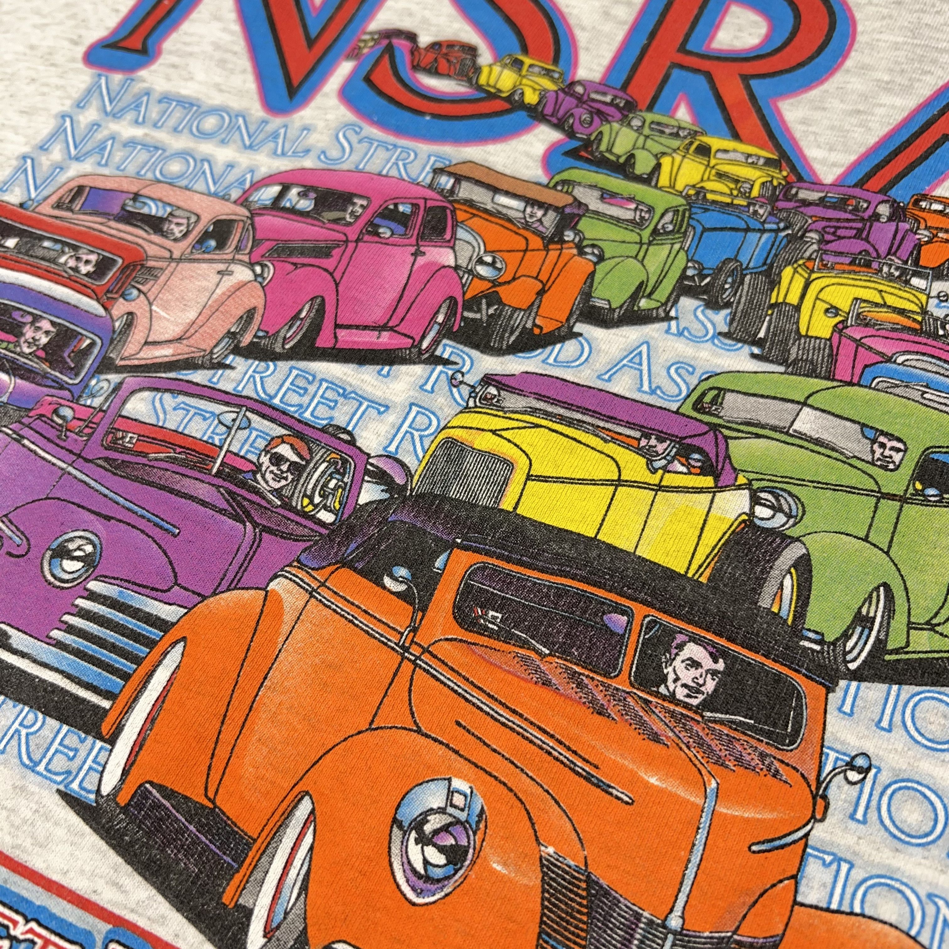 Gildan × Vintage Street Rod Tee Shirt Grey Car Classic NSRA Auto Graphic Y2K Size US XL / EU 56 / 4 - 12 Thumbnail
