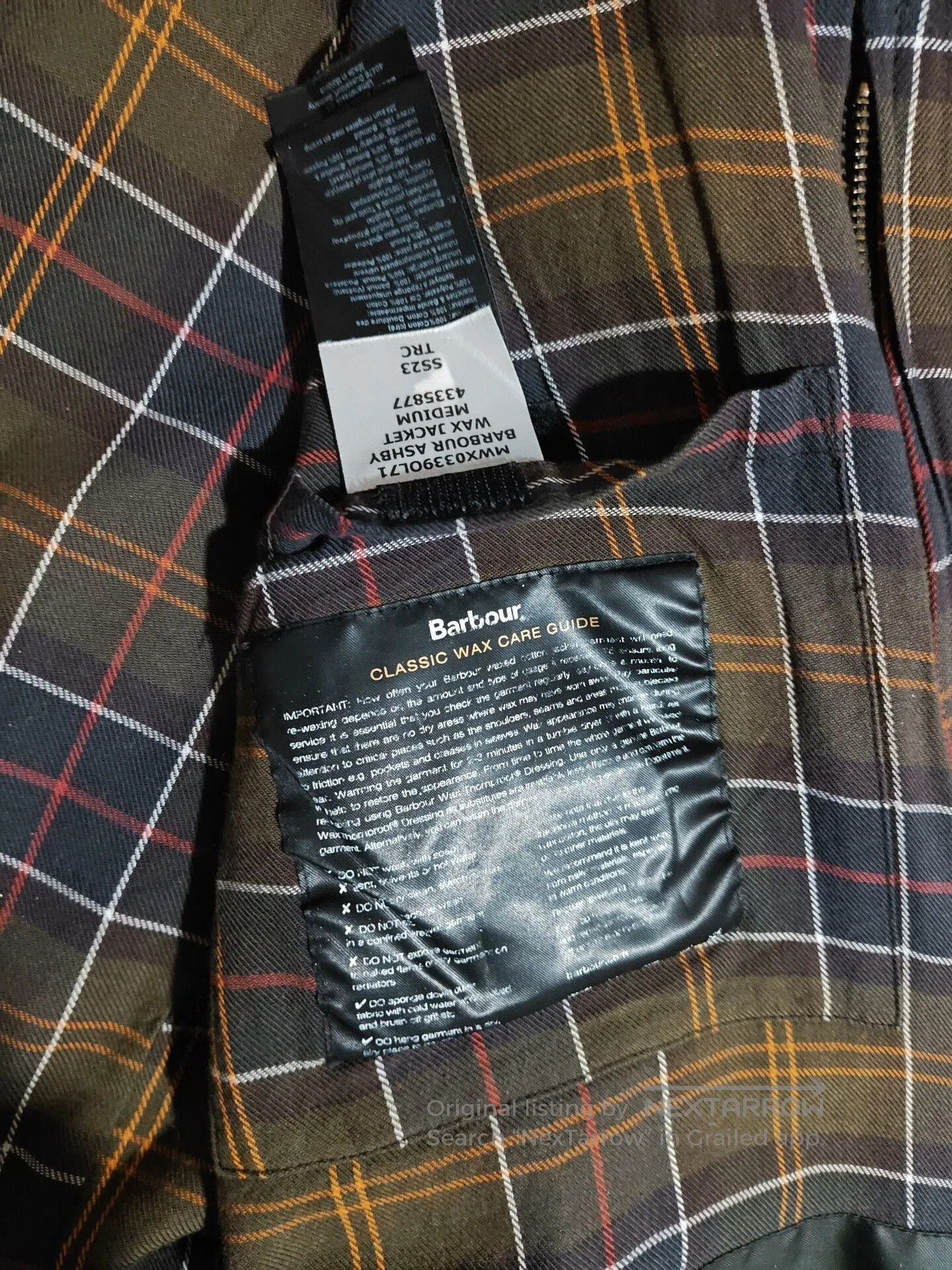 Barbour Barbour Ashby Waxed Jacket. Size US M / EU 48-50 / 2 - 7 Thumbnail