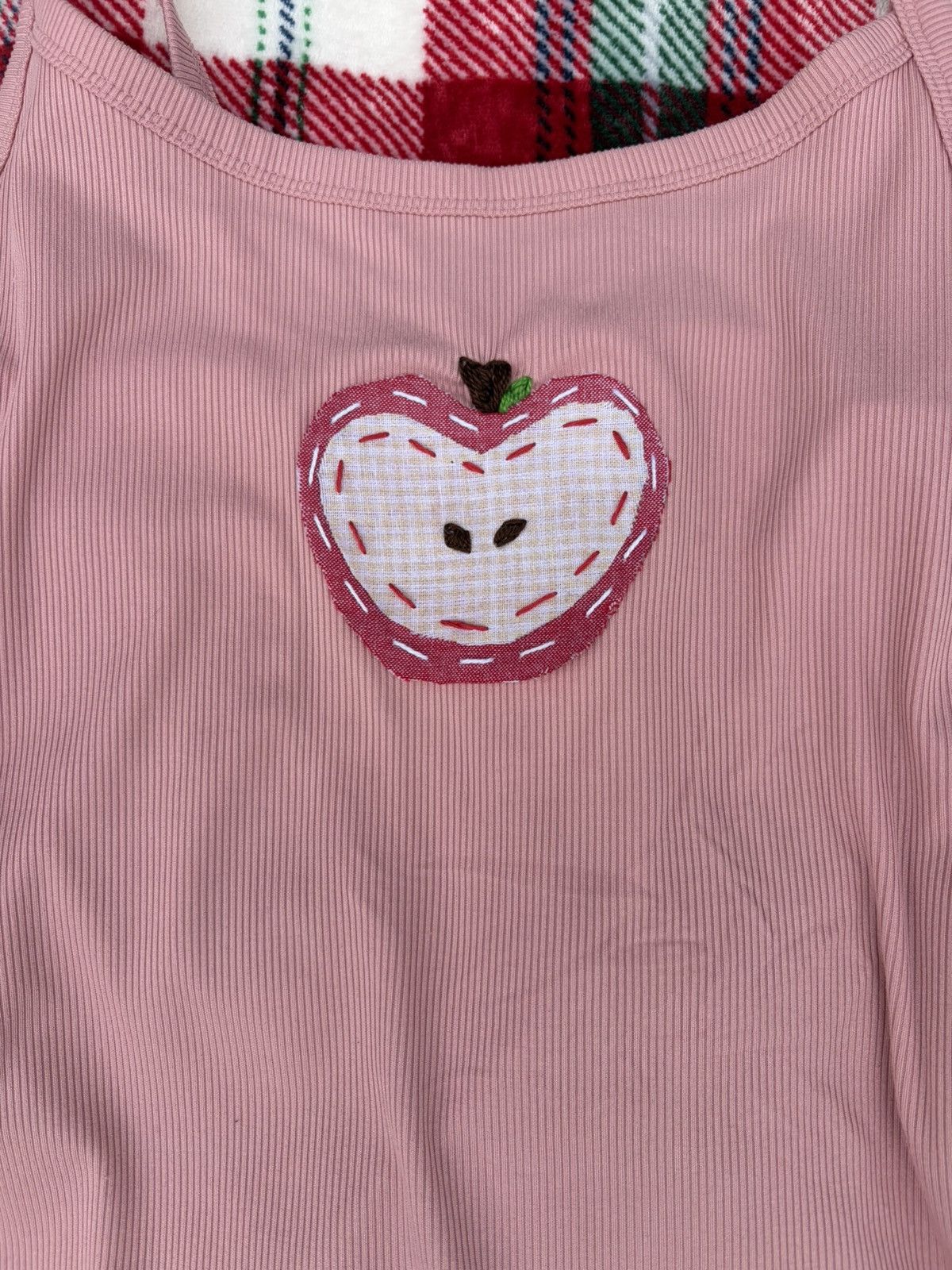 Other Upcycled Pink Apple Patch Tank Top Size L / US 10 / IT 46 - 3 Thumbnail