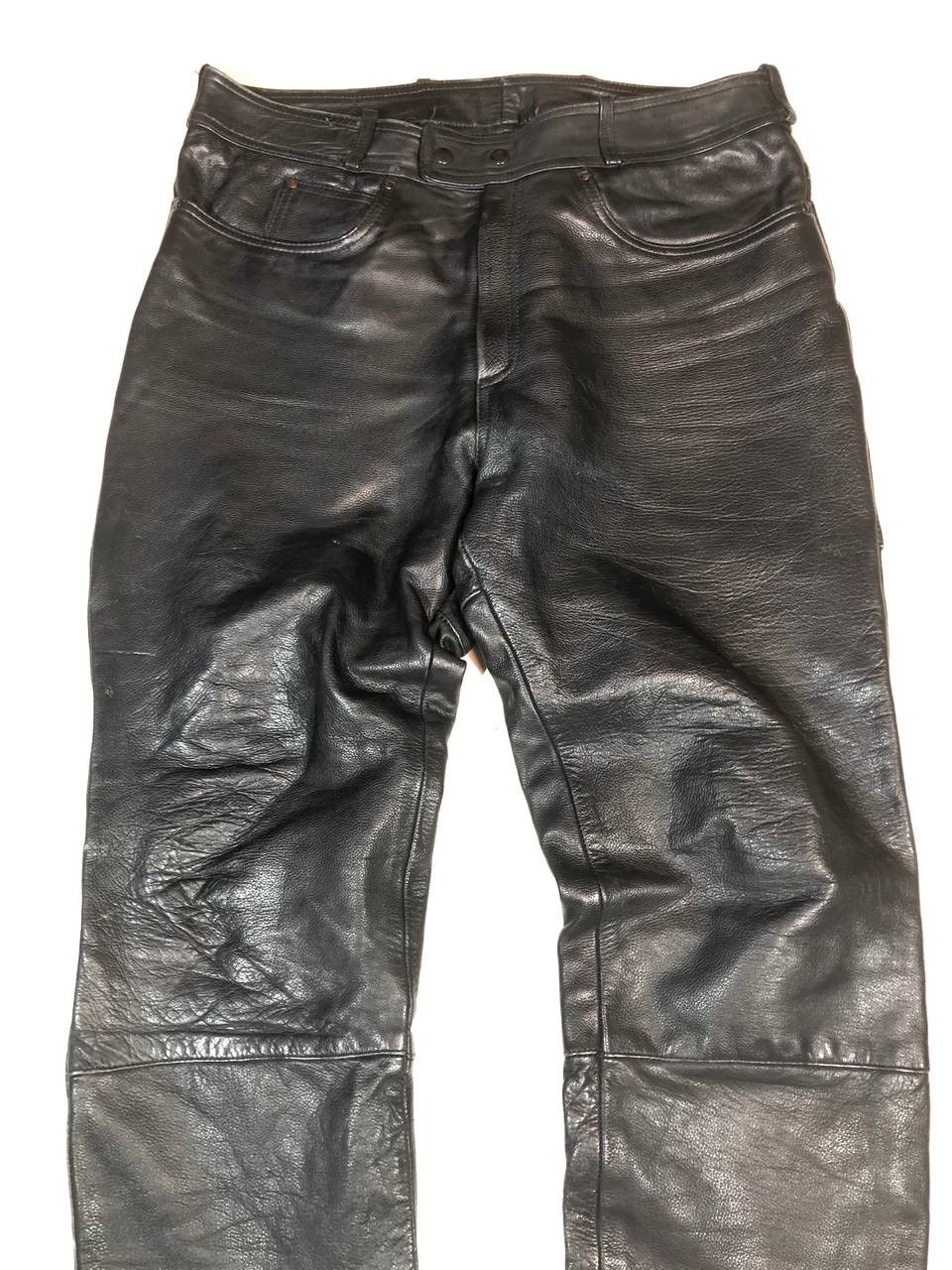 Vintage Leder Vintage Arizona Biker Moto Leather Pants Size US 36 / EU 52 - 4 Thumbnail