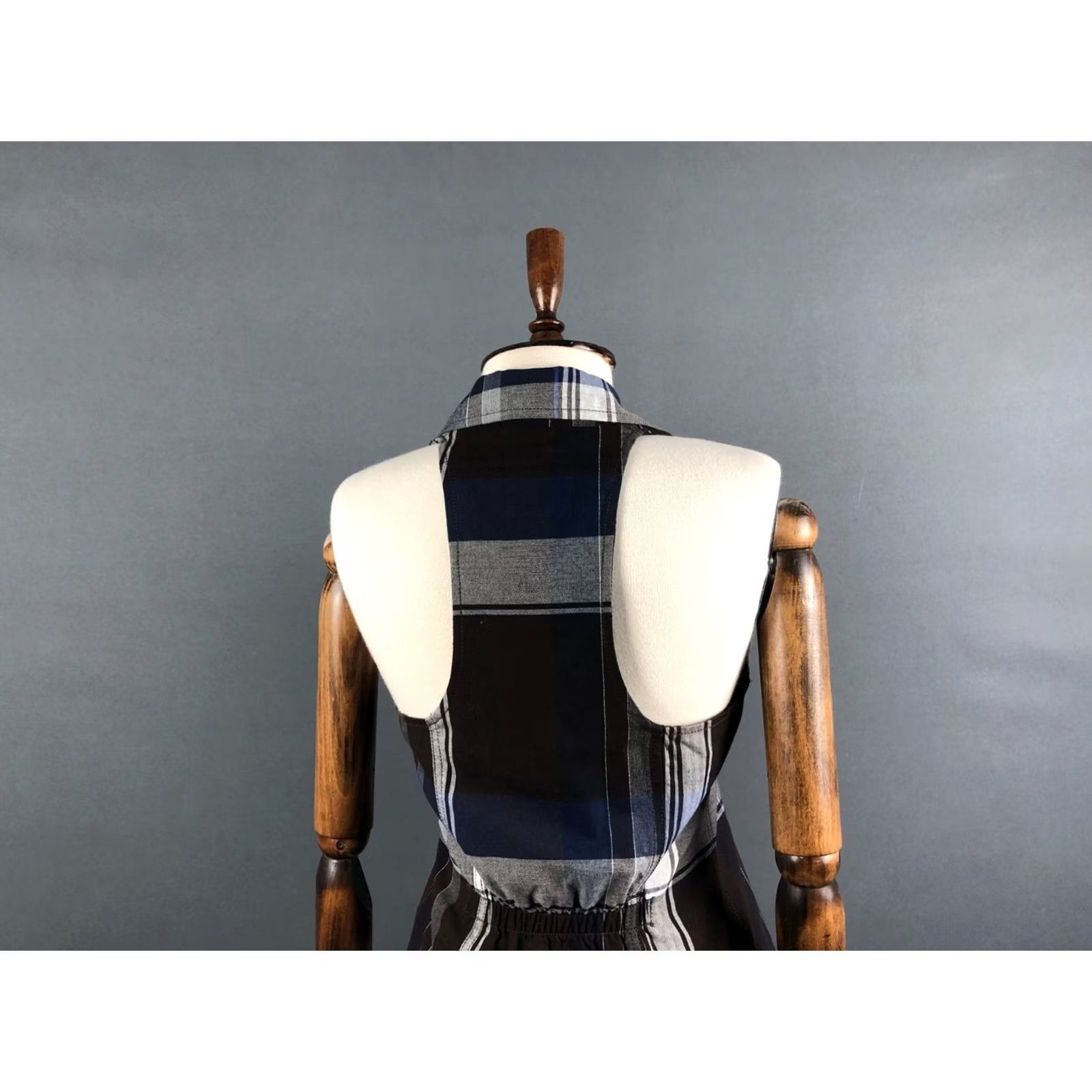 Diesel Diesel Gilet Vest Multicolor Check Shirt Womens M Short Sleeve Sleeveless Size M / US 6-8 / IT 42-44 - 4 Thumbnail