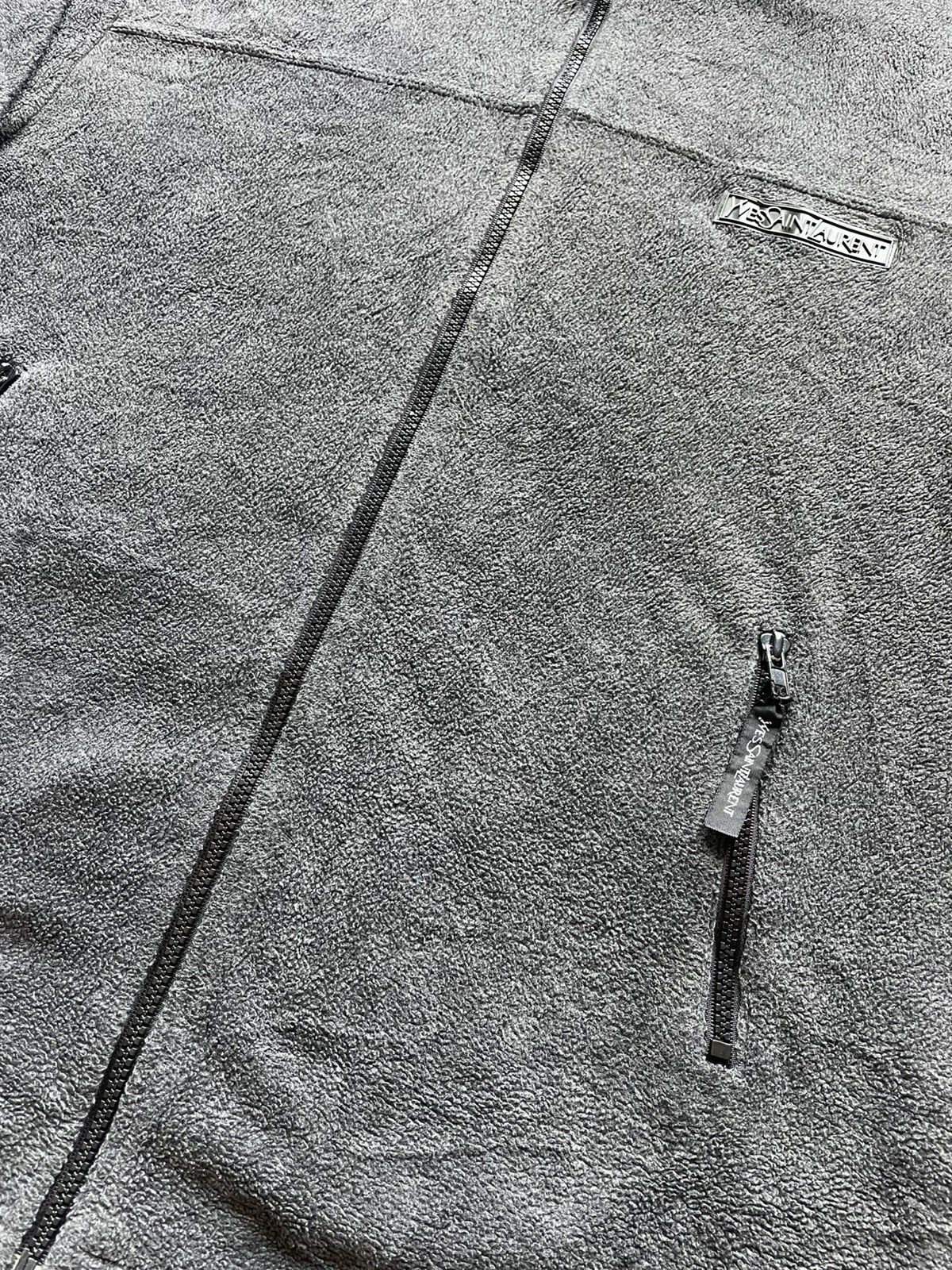 Yves Saint Laurent Yves Saint Laurent Vintage Fleece Jacket Full Zip Luxury YSL Size US M / EU 48-50 / 2 - 3 Thumbnail