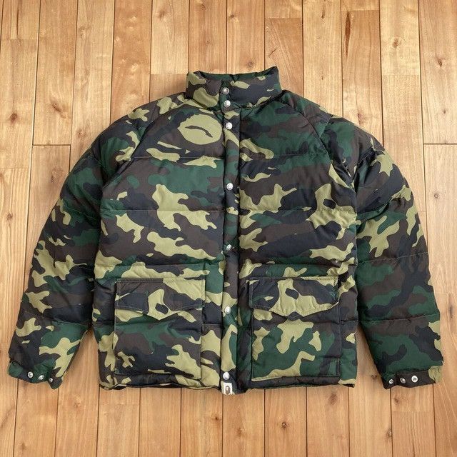 Bape BAPE Woodland Camo Puffer Down Jacket a bathing ape NIGO Size US L / EU 52-54 / 3 - 1 Thumbnail