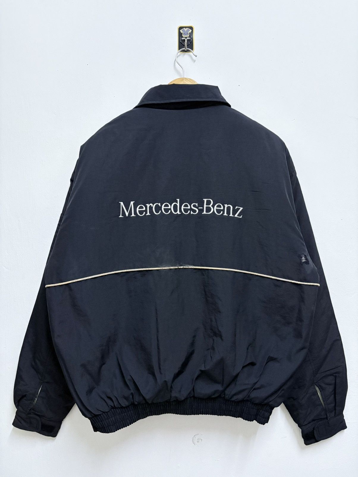 Vintage Vintage 90’s Mercedes-Benz Luxury Sportcars Racing Jacket Size US L / EU 52-54 / 3 - 2 Thumbnail