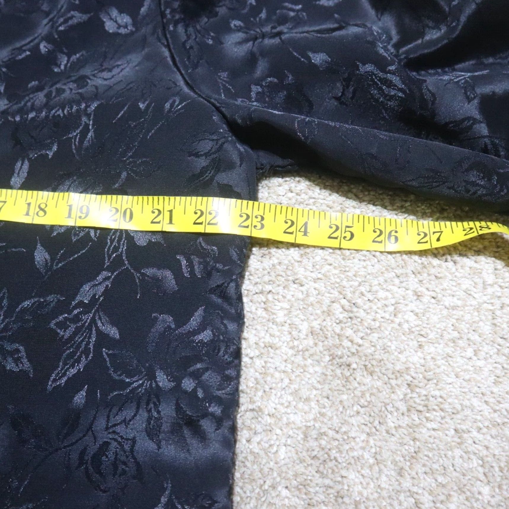 Vintage VINTAGE CHARLOTTE VAN HORNE Shirt Women Size 12 Black Satin Button-Up Size XL / US 12-14 / IT 48-50 - 6 Thumbnail