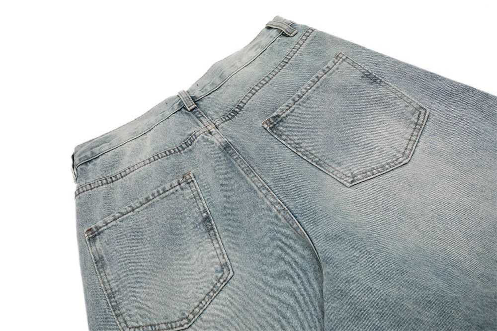 Japanese Brand × Vintage Men's vintage punk ripped washed scimitar jeans y2k Size US 32 / EU 48 - 6 Thumbnail