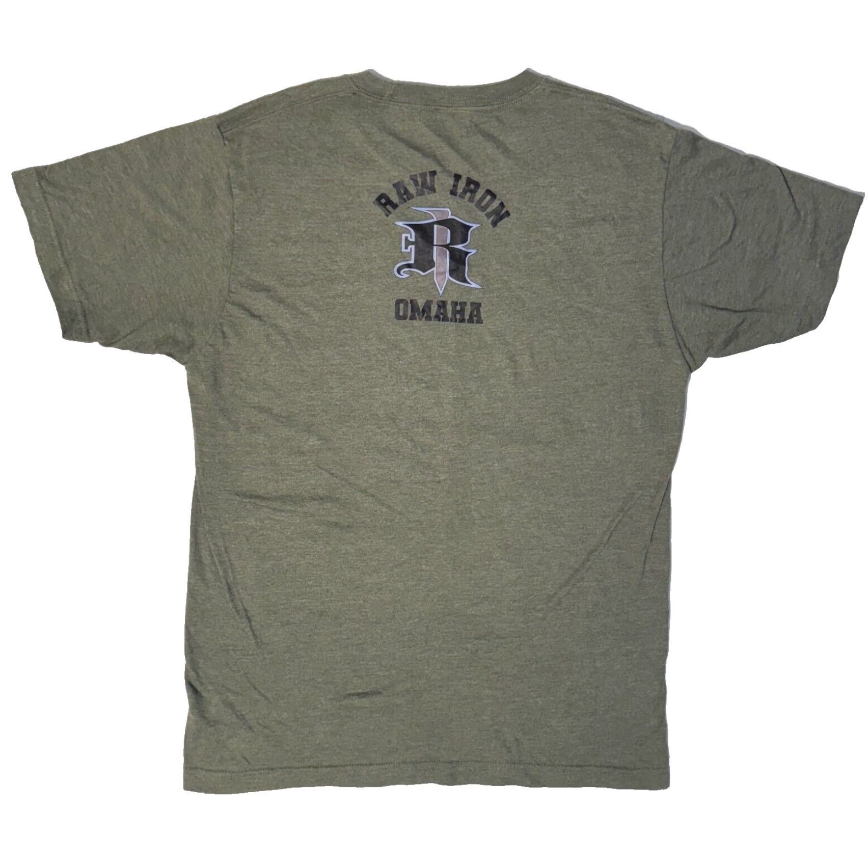 Gildan Gildan T-Shirt Men Logo Short Sleeve Crew Neck Green Cotton Regular Size M Vintage No - Logo tshirt Easy Care All Seasons Machine Washable Size US M / EU 48-50 / 2 - 5 Thumbnail