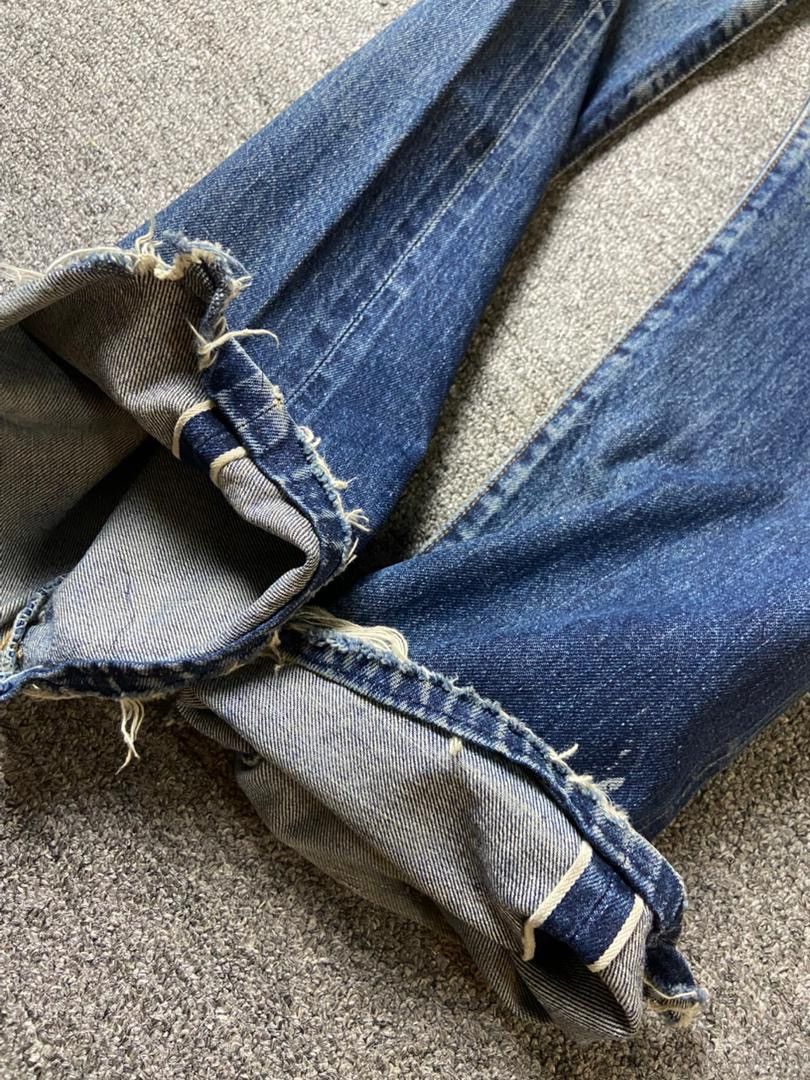 Levi's Levis Strauss Co. Distressed Denim Ripped Jeans (135) Size US 30 / EU 46 - 4 Thumbnail