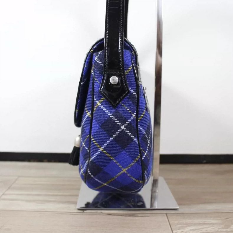 Vivienne Westwood Vivienne Westwood size os Mid-old blue checkered flap tasse Size ONE SIZE - 9 Thumbnail