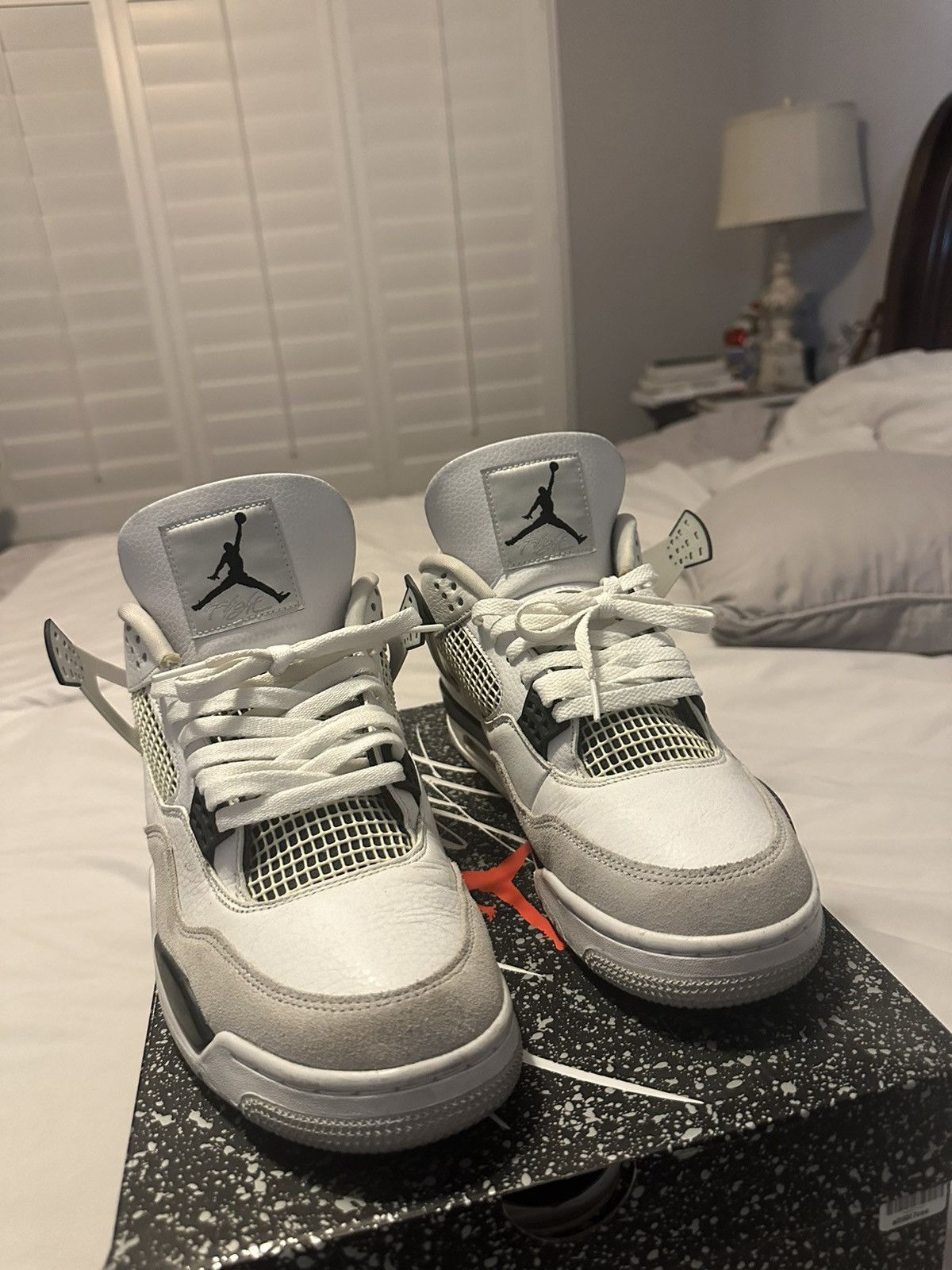 Jordan Brand × Vintage Jordan 4 Military Black Size US 12 / EU 45 - 2 Thumbnail