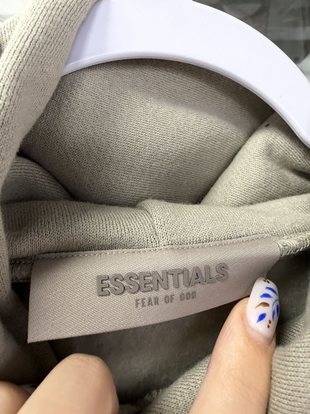 Essentials Essentials Hoodie (Cream/Beige) Size US L / EU 52-54 / 3 - 3 Thumbnail