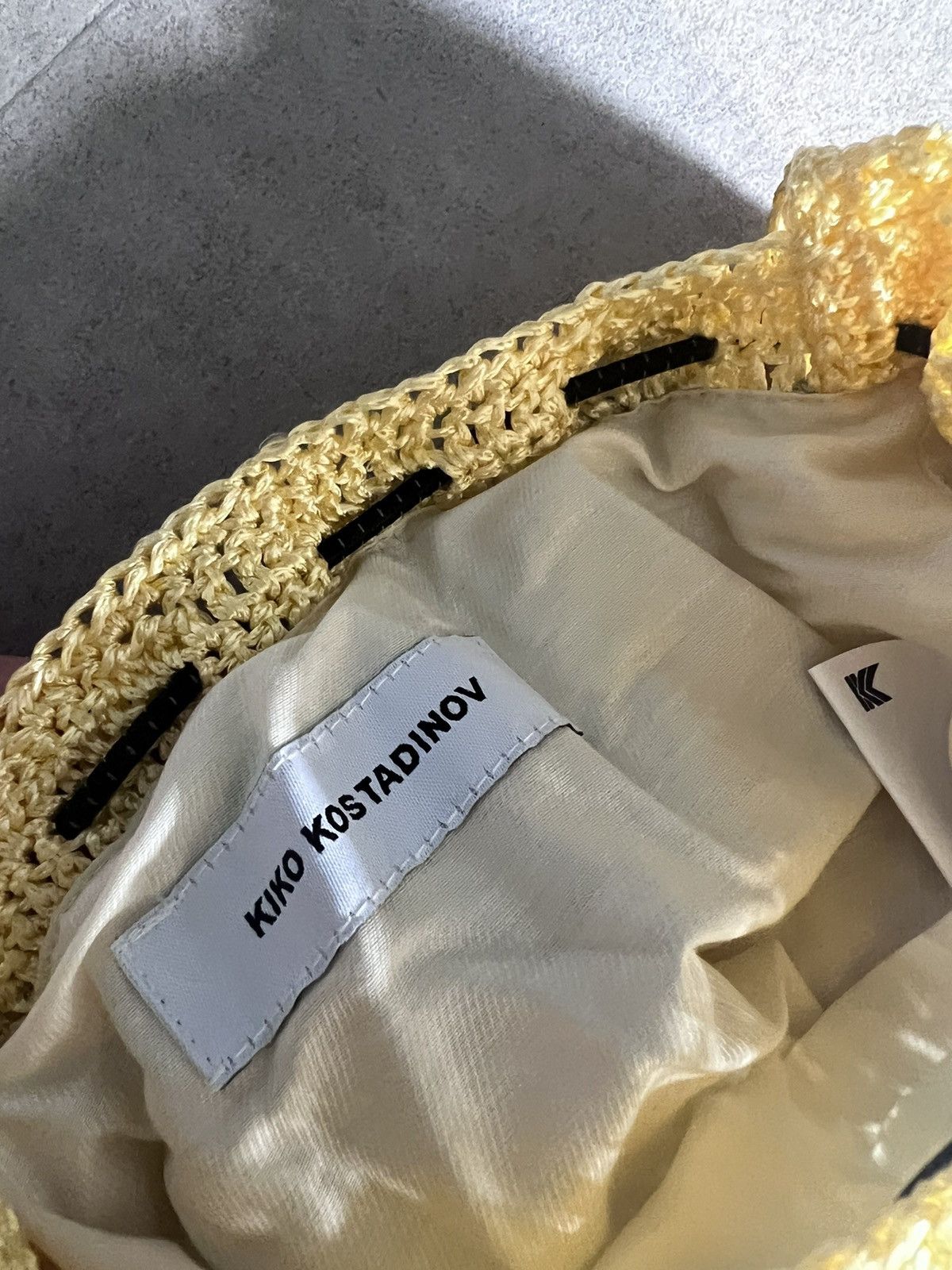 Kiko Kostadinov KK.BAG.01 ELFIN YELLOW Size ONE SIZE - 3 Thumbnail