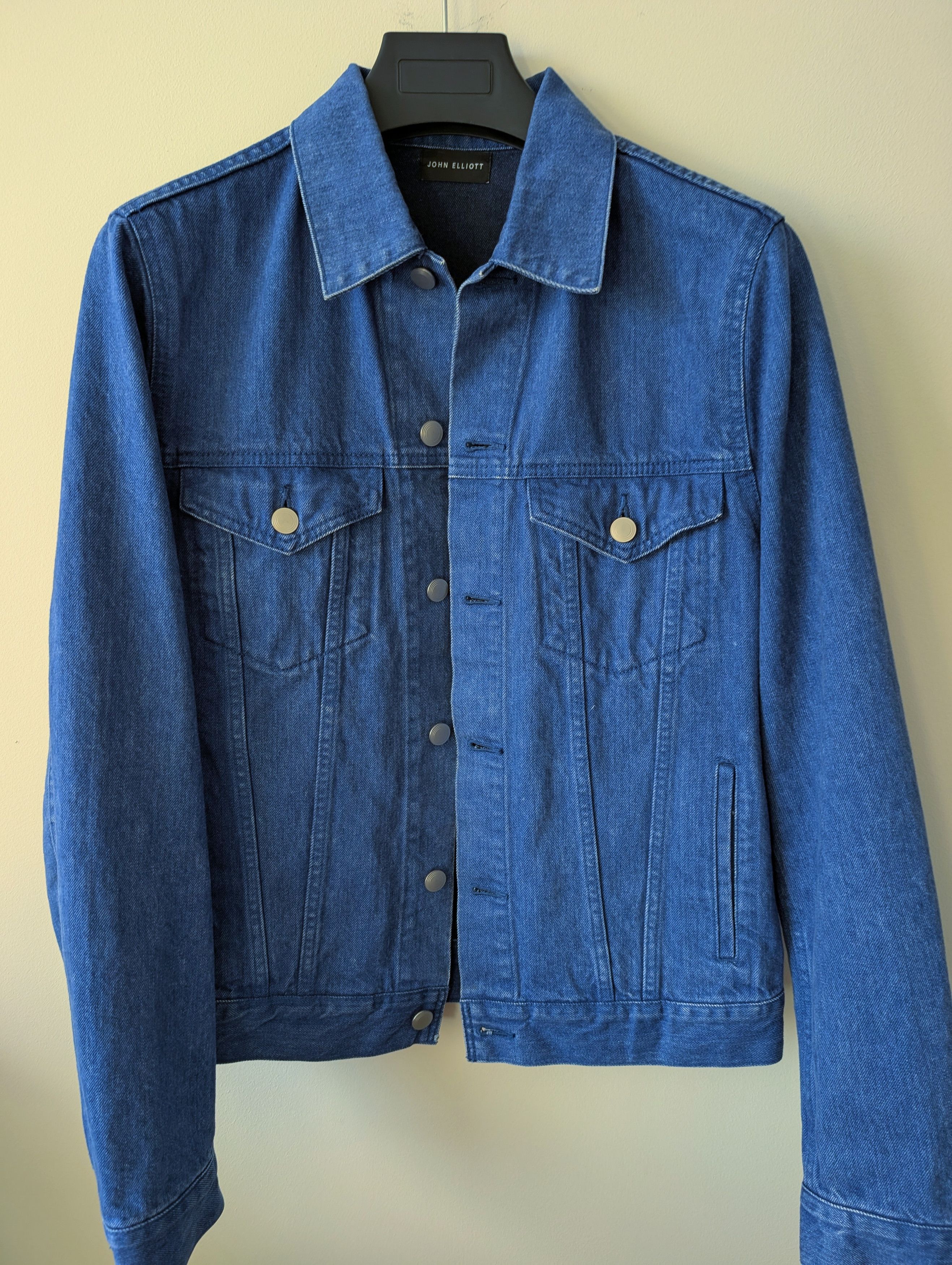 John Elliott Blue Denim Thumper Type III Jacket Size US M / EU 48-50 / 2 - 2 Thumbnail