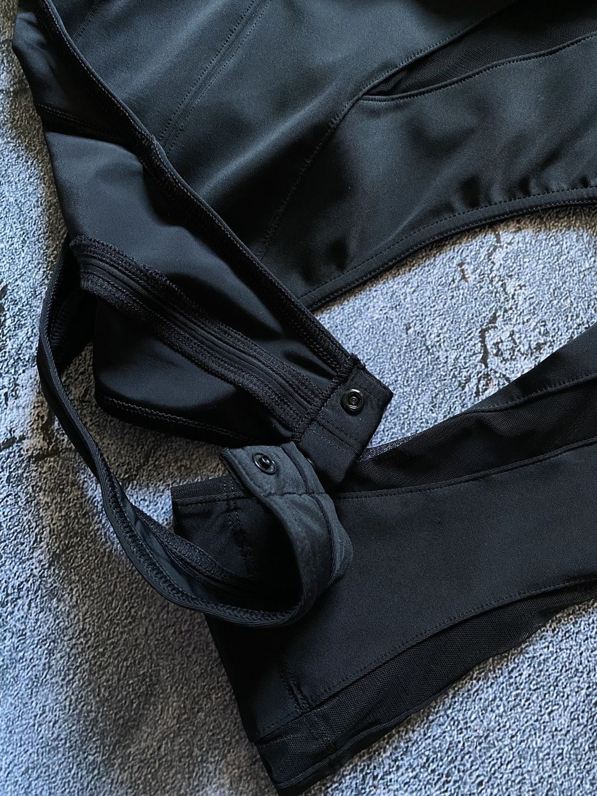 Thierry Mugler Mugler X H&M Black Mesh Panel Bodysuit Size XL / US 12-14 / IT 48-50 - 6 Thumbnail