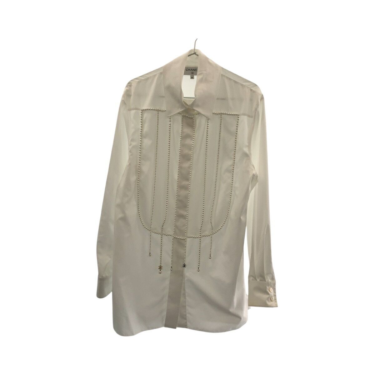 Chanel Chanel CHANEL Coco Mark Sequin Pearl Polyester Shirt Others Dress Shirt P70673V48585 Size ONE SIZE - 1 Thumbnail