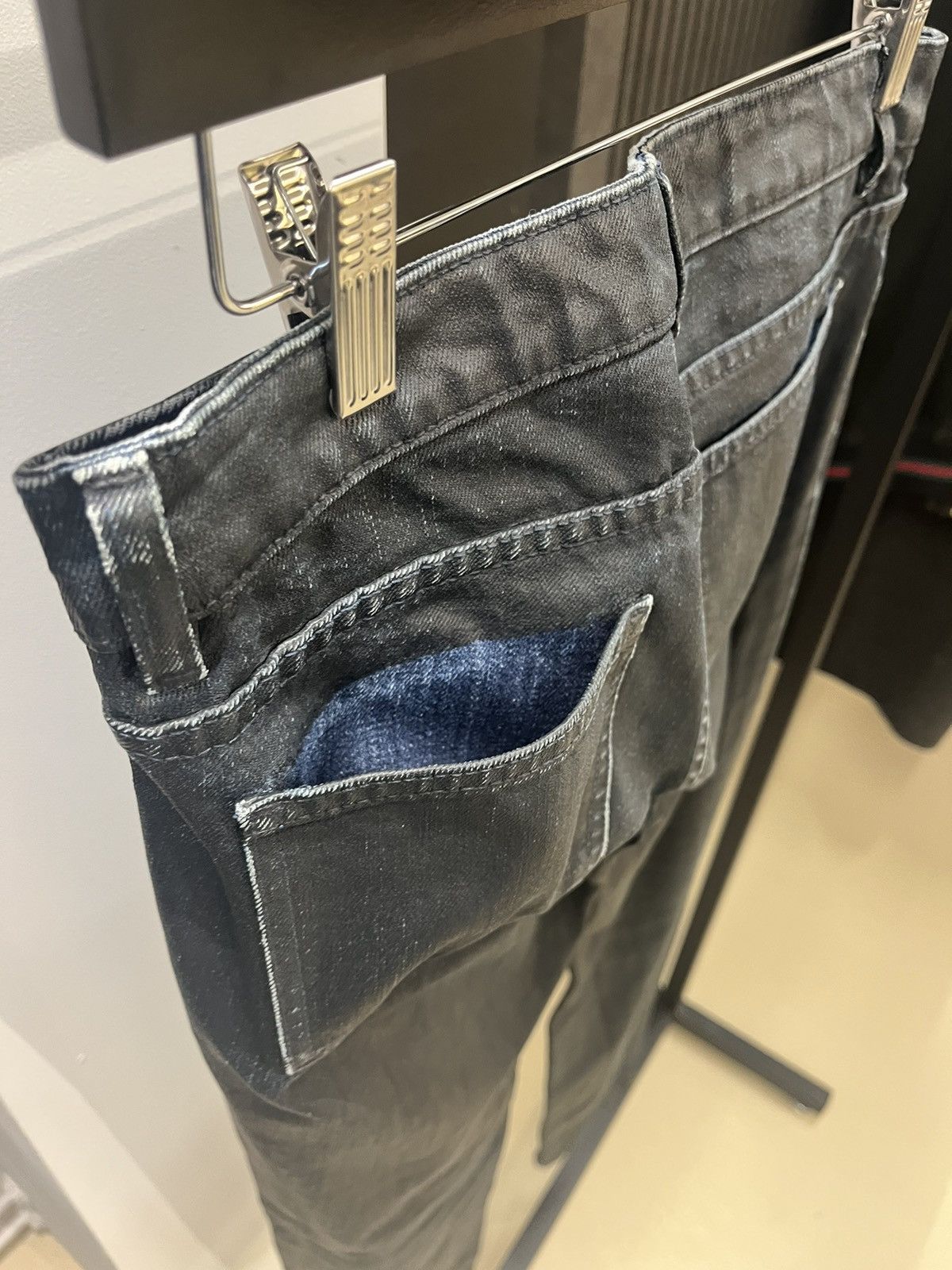 Dries Van Noten Dries van Noten Waxed Bi-Color Denim Size US 30 / EU 46 - 4 Thumbnail
