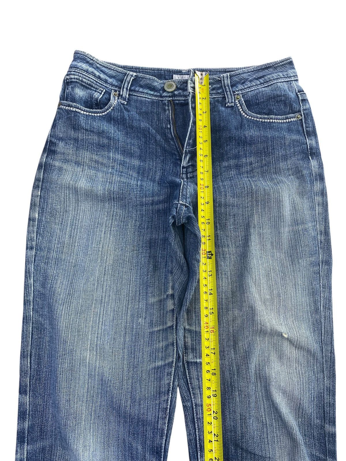 Other Theoria Ripped Faded Wash Style Bootcut Jeans Size US 30 / EU 46 - 6 Thumbnail