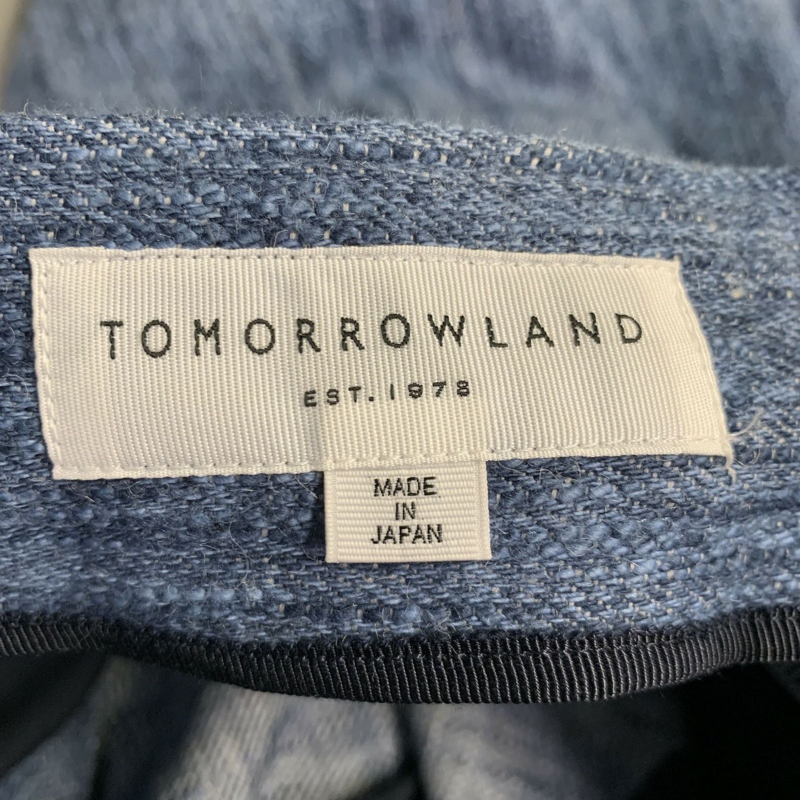 Tomorrowland TOMORROWLAND Indigo Cotton Slubby Twill Button Fly Shorts Size US 36 / EU 52 - 5 Thumbnail