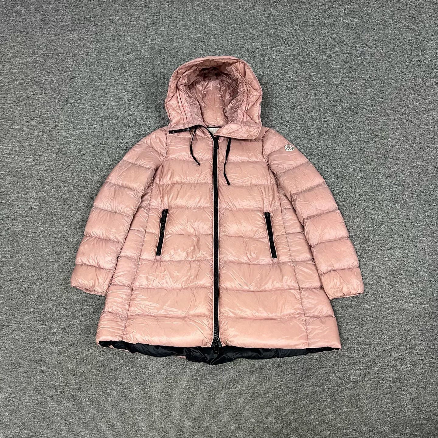 Moncler Moncler Suyen Pink Hooded Down Jacket 2 Size M / US 6-8 / IT 42-44 - 1 Thumbnail