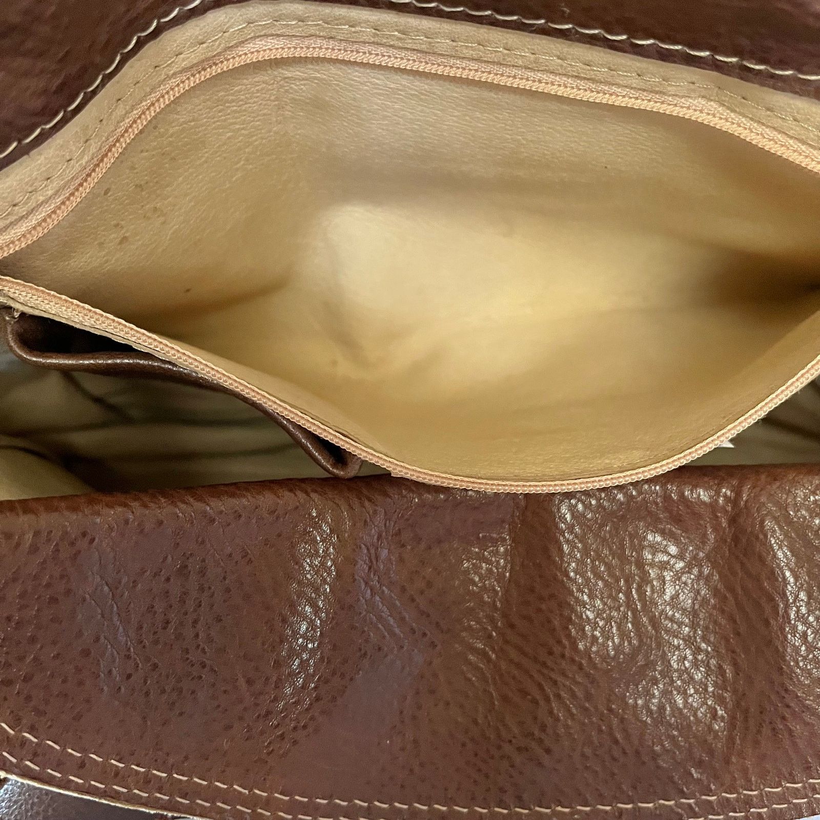 Other Vin Baker Tan Brown Patent Leather Chain Strap Satchel Bag Size ONE SIZE - 7 Thumbnail