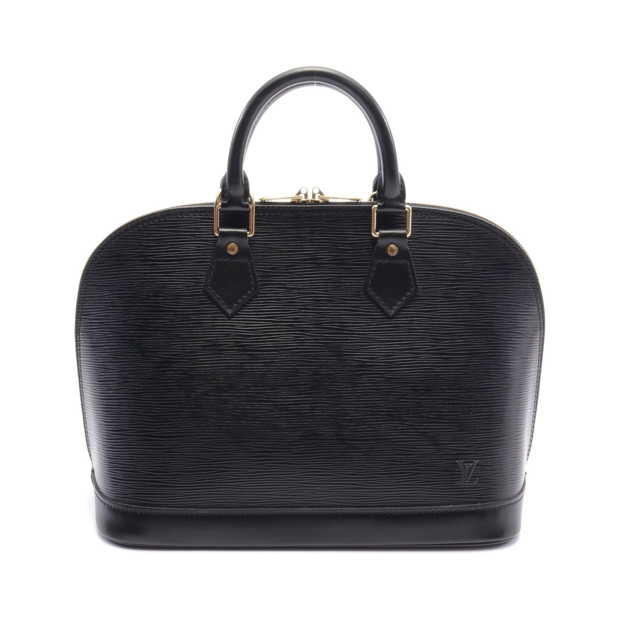Louis Vuitton Louis Vuitton Alma Pm Epi Noir Handbag Leather Black Size ONE SIZE - 1 Thumbnail
