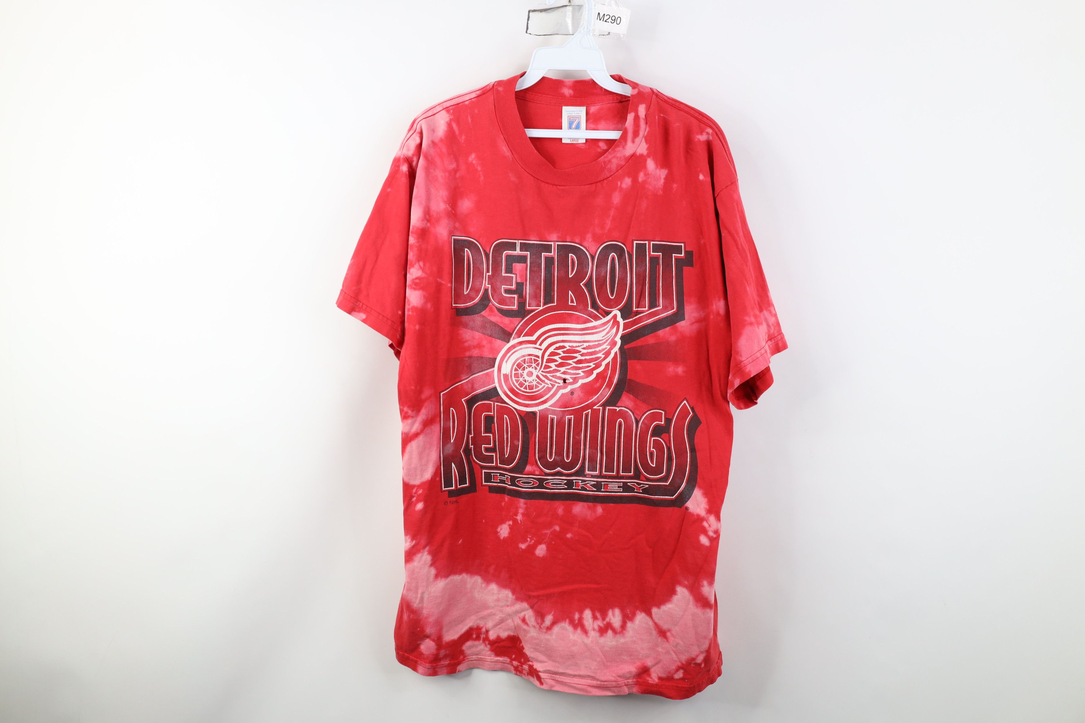 Vintage Vintage 90s Detroit Red Wings Hockey Short Sleeve T-Shirt Size US L / EU 52-54 / 3 - 1 Thumbnail