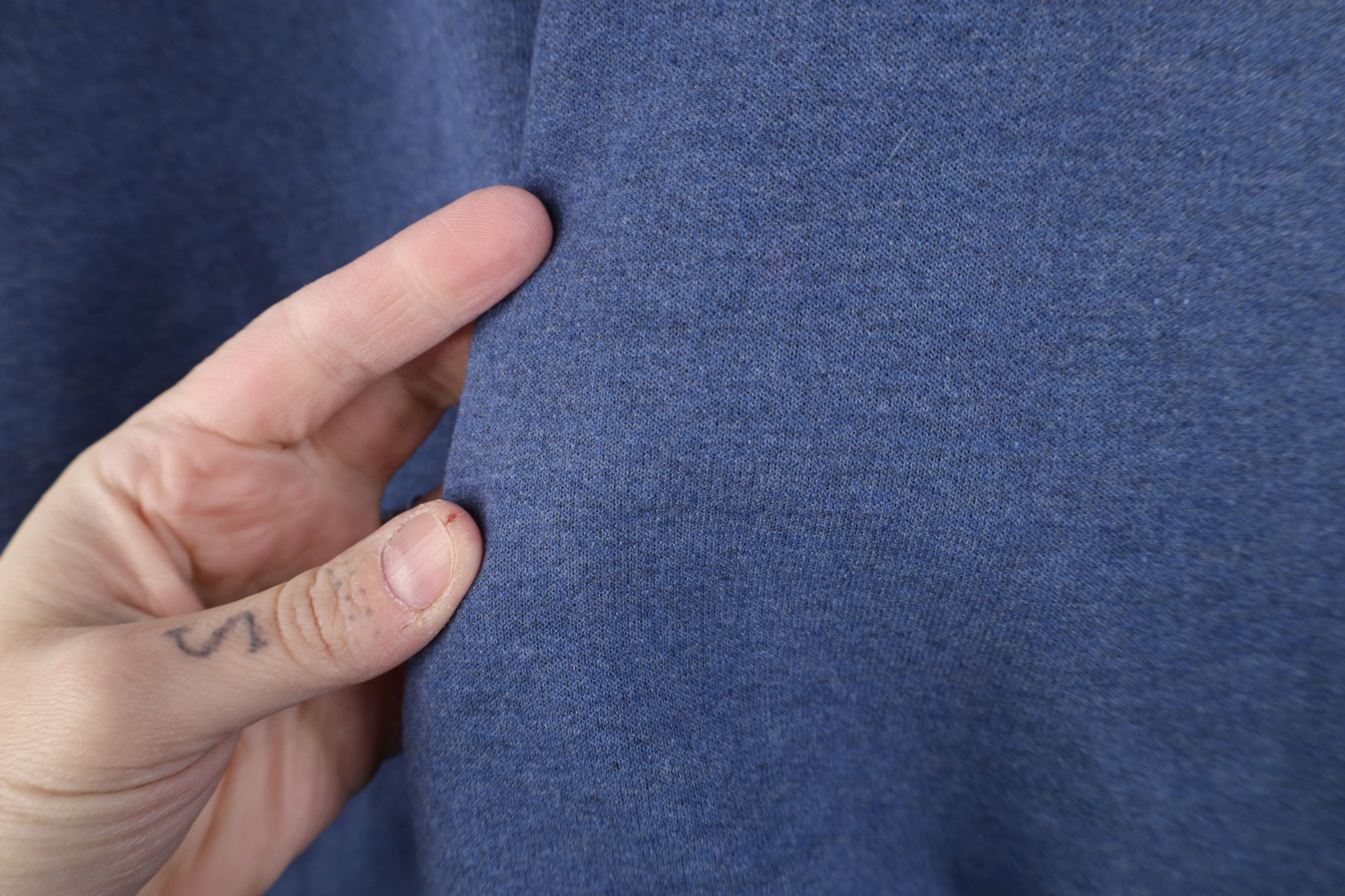 Vintage Vintage 90s Y2K Streetwear Blank Crewneck Sweatshirt Blue Size US XXL / EU 58 / 5 - 6 Thumbnail