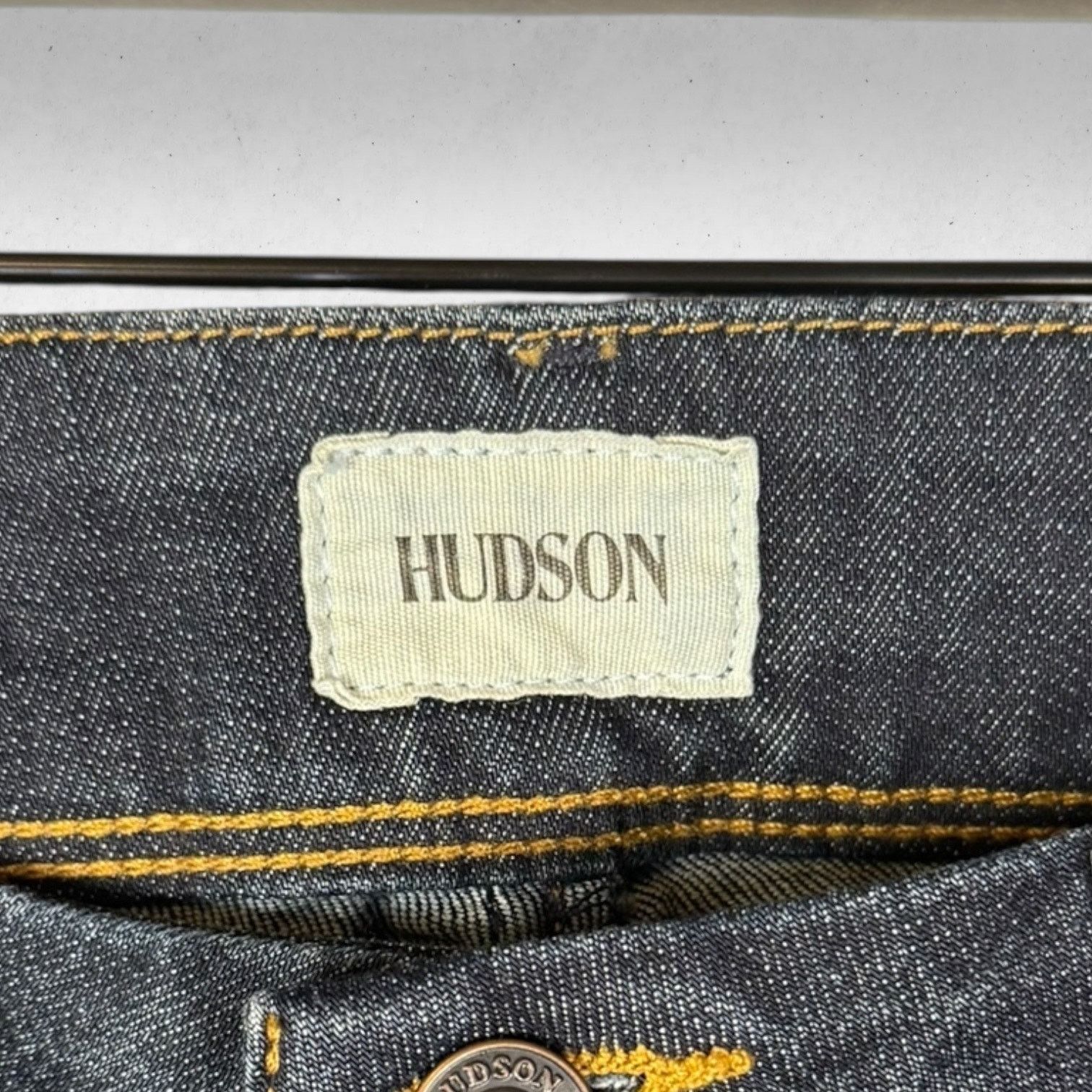 Hudson Hudson Women's 27 Dark Wash Straight-leg Jeans Low Cut Size 27" / US 4 / IT 40 - 3 Thumbnail