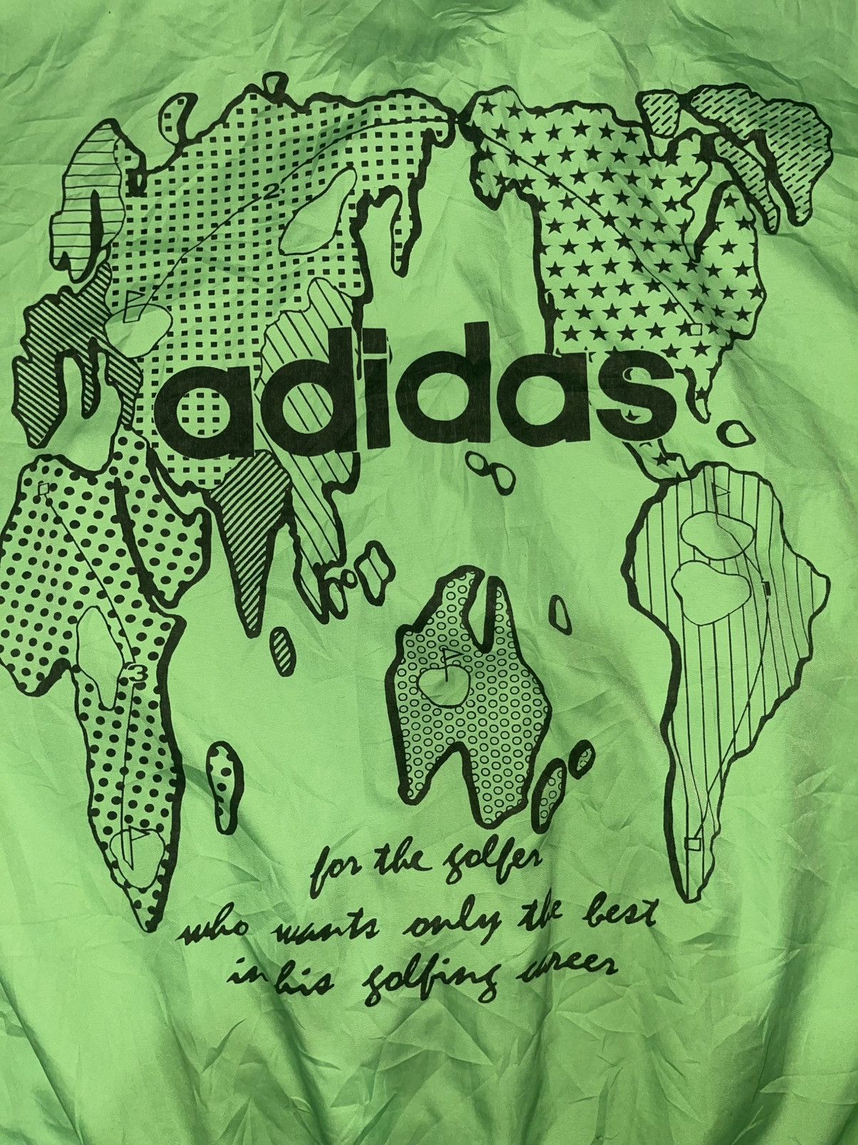 Adidas Vintage 90s Adidas Descente Japan World Map Golf Windbreaker Size US M / EU 48-50 / 2 - 6 Thumbnail