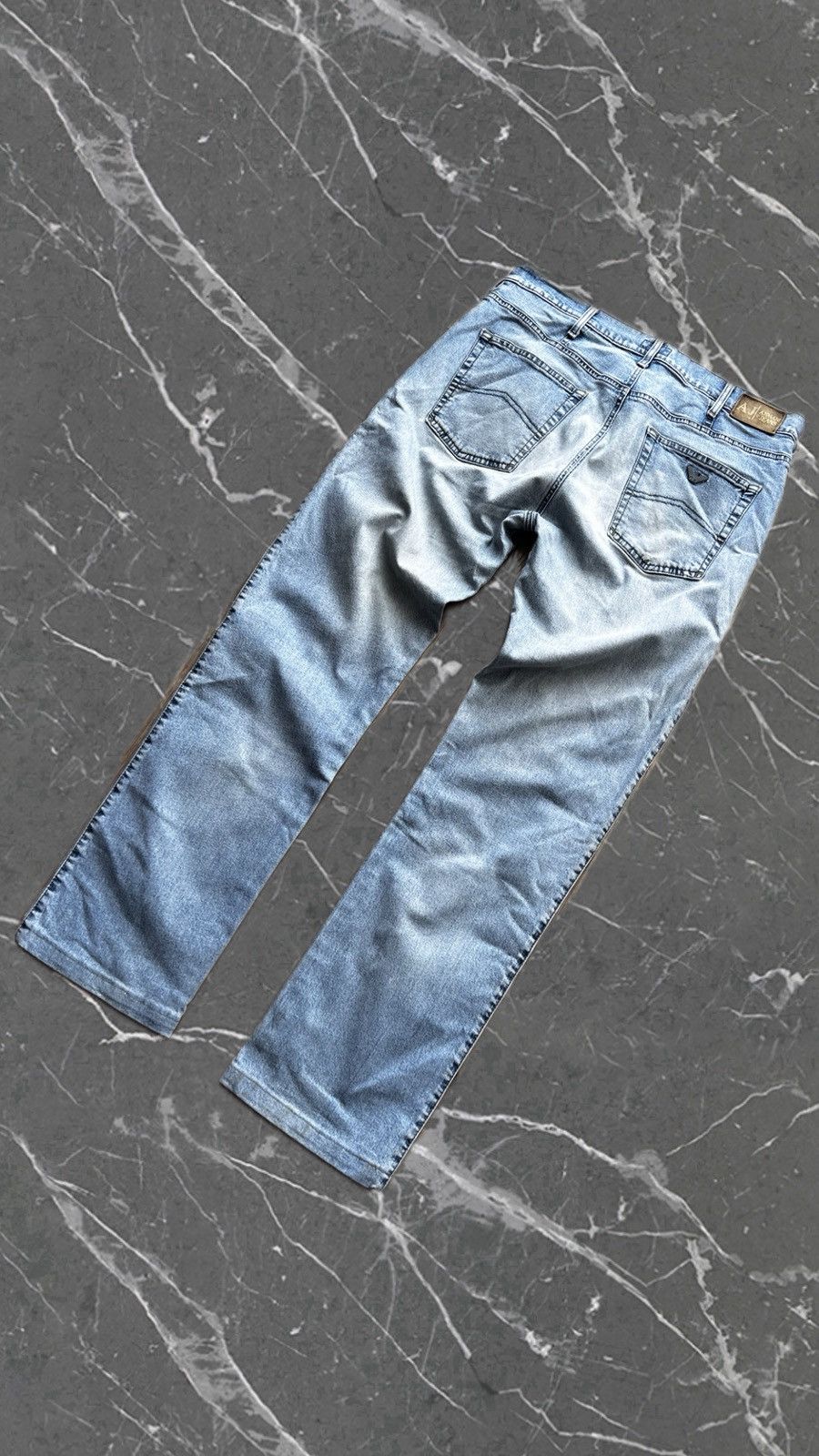 Armani VERY RARE vintage armani denim metal logo 36 Size US 36 / EU 52 - 6 Thumbnail
