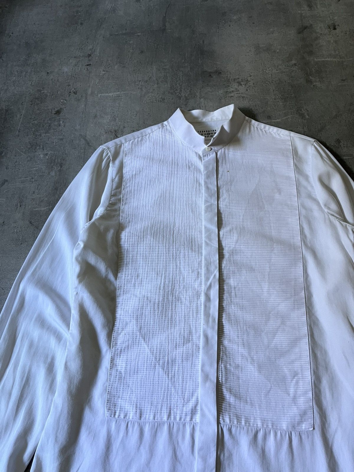 Maison Margiela Maison Margiela Replica Smoking Shirt Italy white rare Size US M / EU 48-50 / 2 - 5 Thumbnail