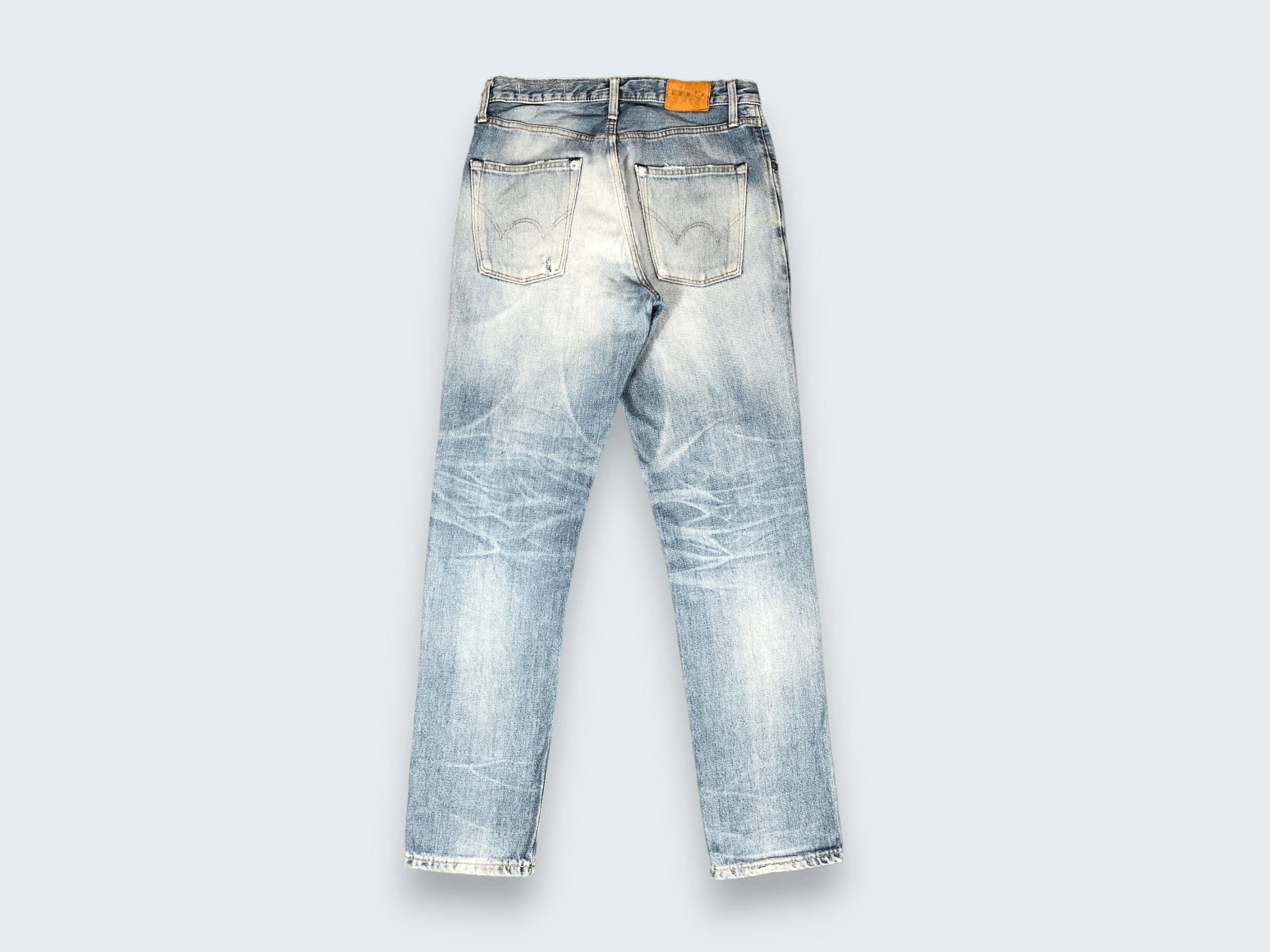 Edwin × Vintage Vintage Edwin Light Blue Wash Jeans L1182 Size US 31 - 4 Thumbnail