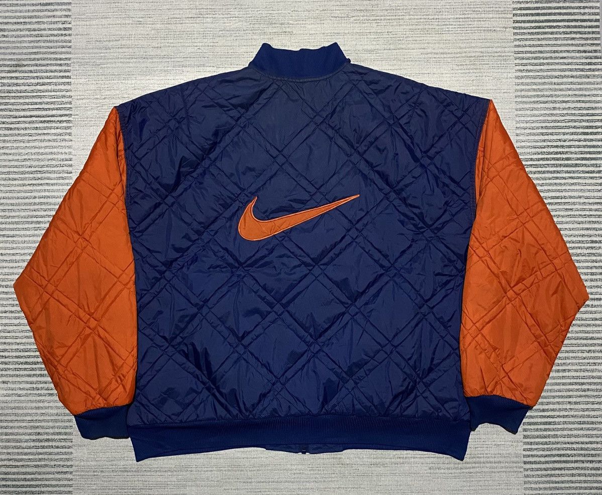 Nike Vintage 90s Nike Reversible Puffer Jacket Size US XL / EU 56 / 4 - 2 Thumbnail