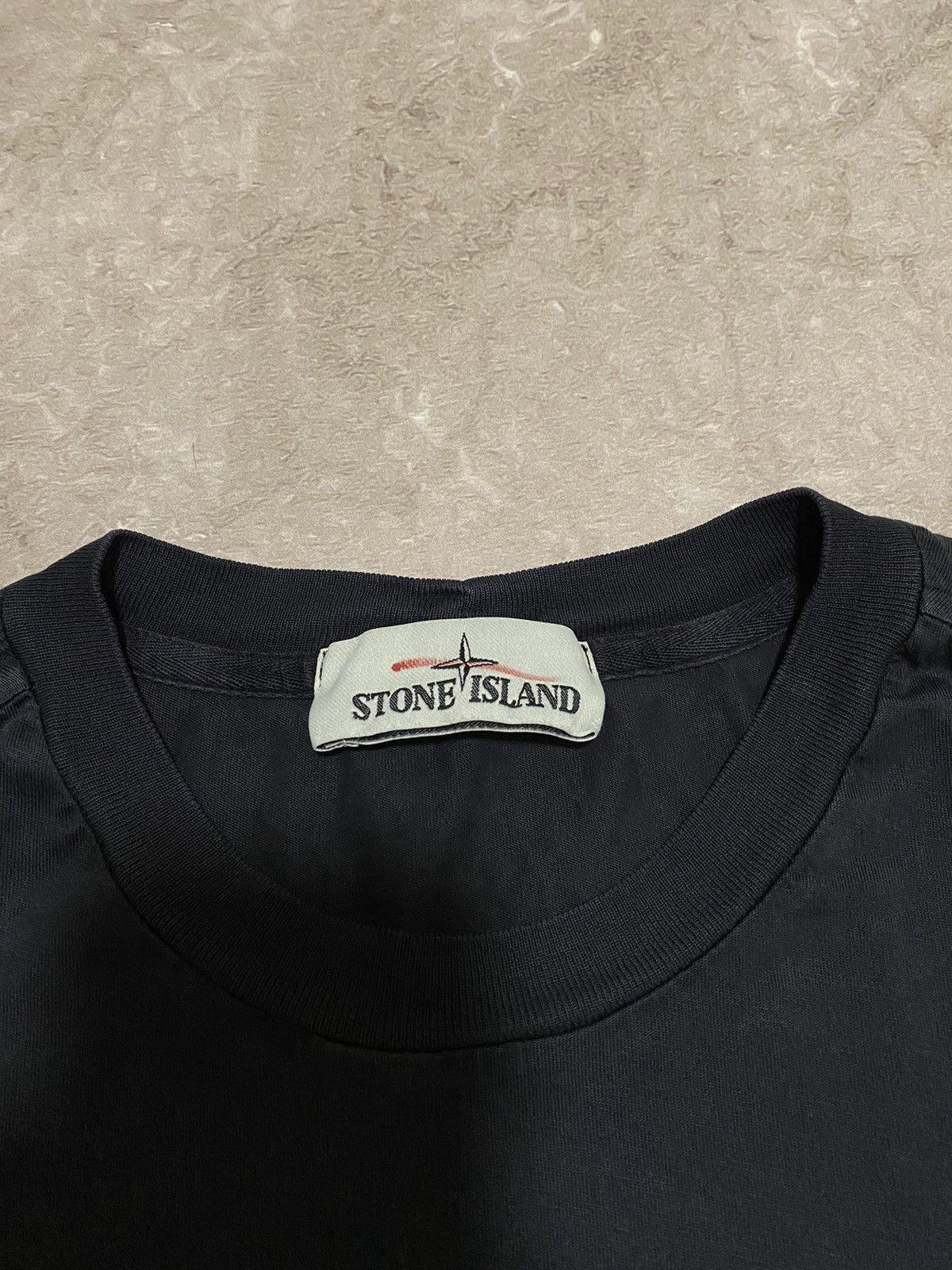Massimo Osti × Stone Island × Vintage Classic Stone Island Patch Program Blue T Shirt Size US M / EU 48-50 / 2 - 7 Thumbnail