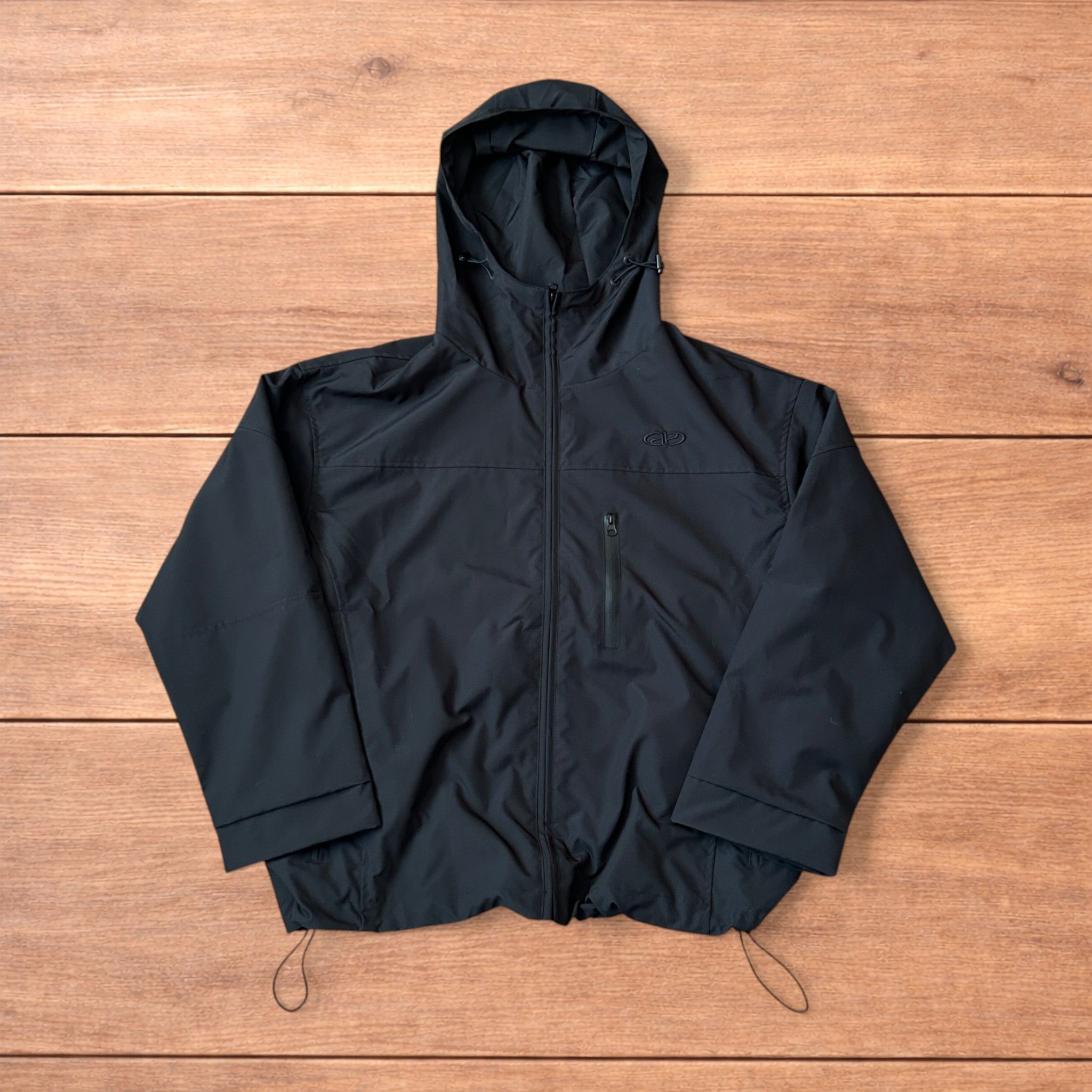 Japanese Brand Incredible outdoor zip up shell jacket coat in black. Size US L / EU 52-54 / 3 - 1 Thumbnail