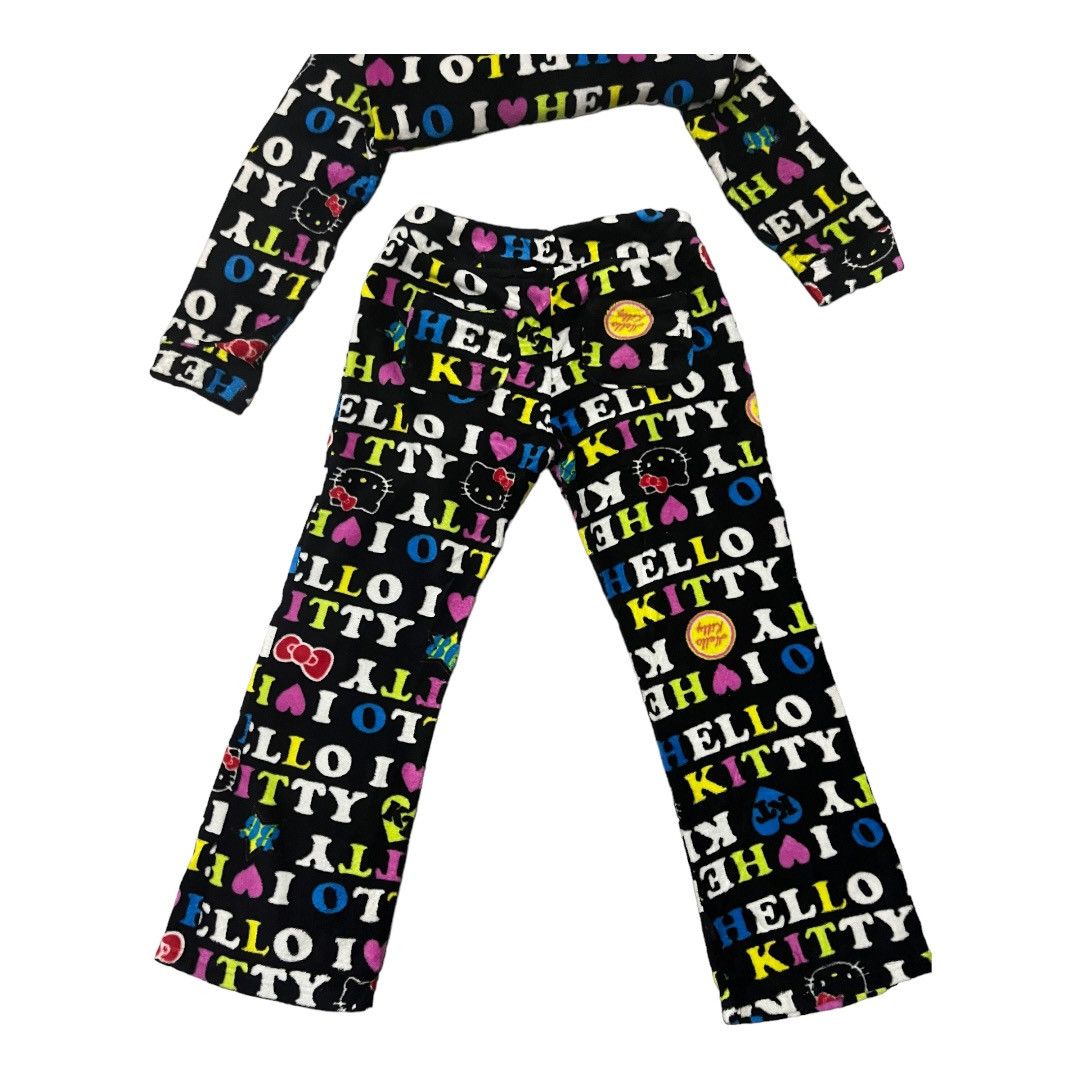 Anime Hello Kitty Fleece Pajamas Overprinted Size US M / EU 48-50 / 2 - 9 Thumbnail