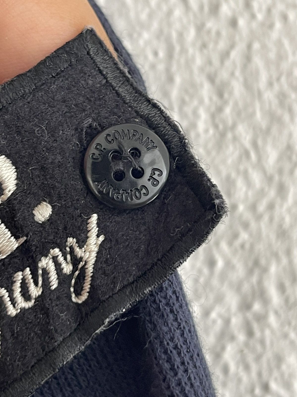 C.P. Company Vintage C.P. Company Half Zipper Logo Badge Navy Made Japan Size US M / EU 48-50 / 2 - 8 Thumbnail