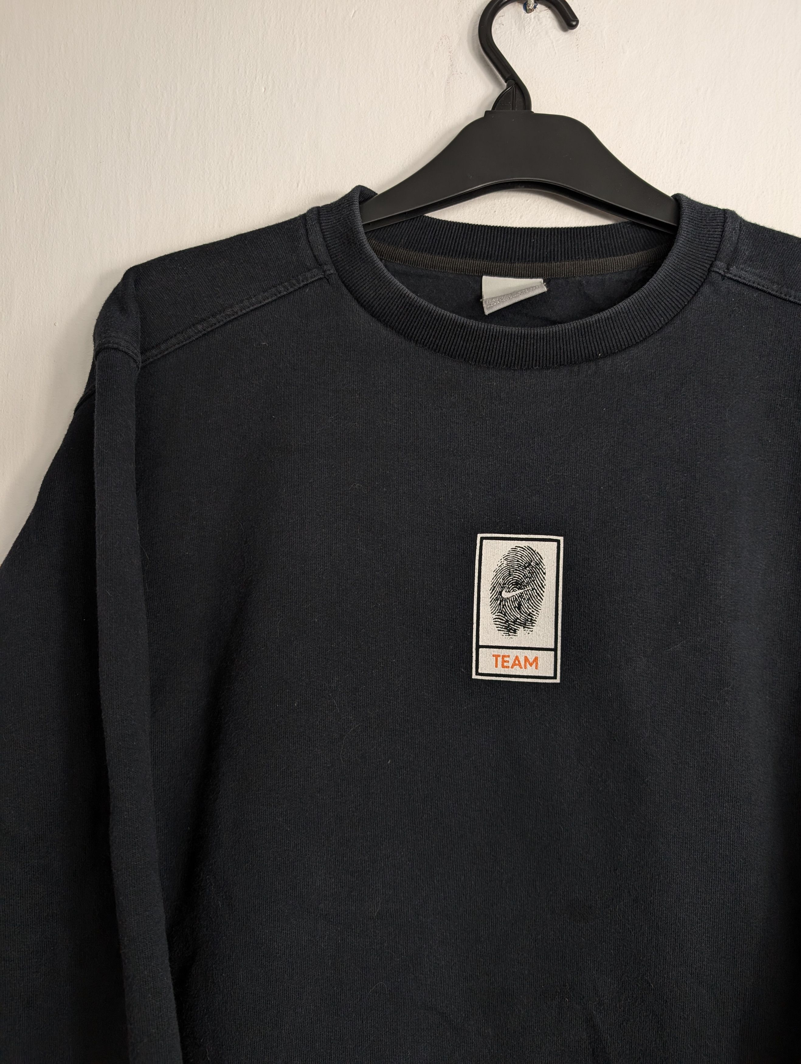Nike Vintage Nike Skate Team Sweatshirt Black Boxy Y2K Size US M / EU 48-50 / 2 - 2 Thumbnail