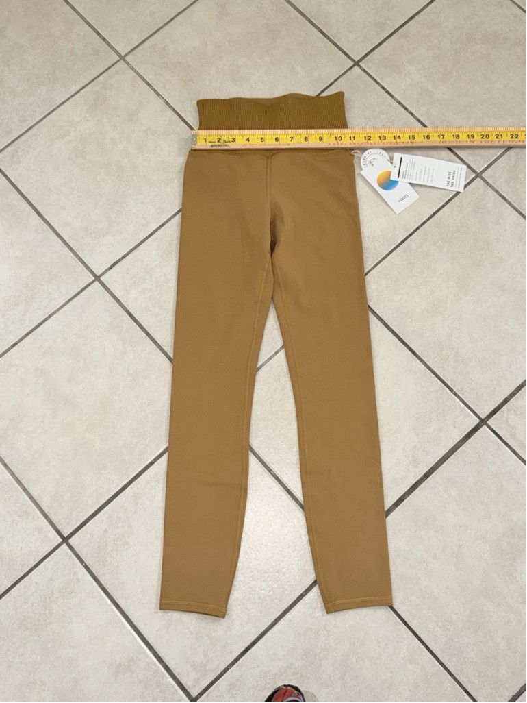 Vuori VUORI RIB STUDIO LEGGING 25”DARK GOLDEN COLOR SIZE XS NWT Size 26" / US 2 / IT 38 - 6 Thumbnail