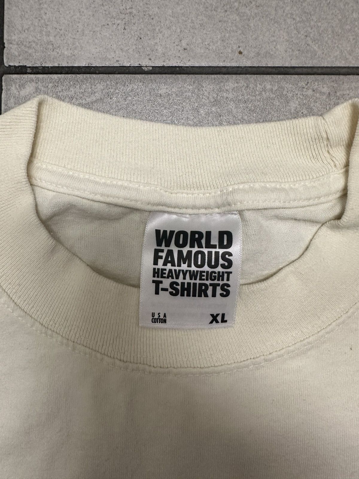 Saint Vanity Saint Vanity stable Tee in cream Size US XL / EU 56 / 4 - 2 Thumbnail