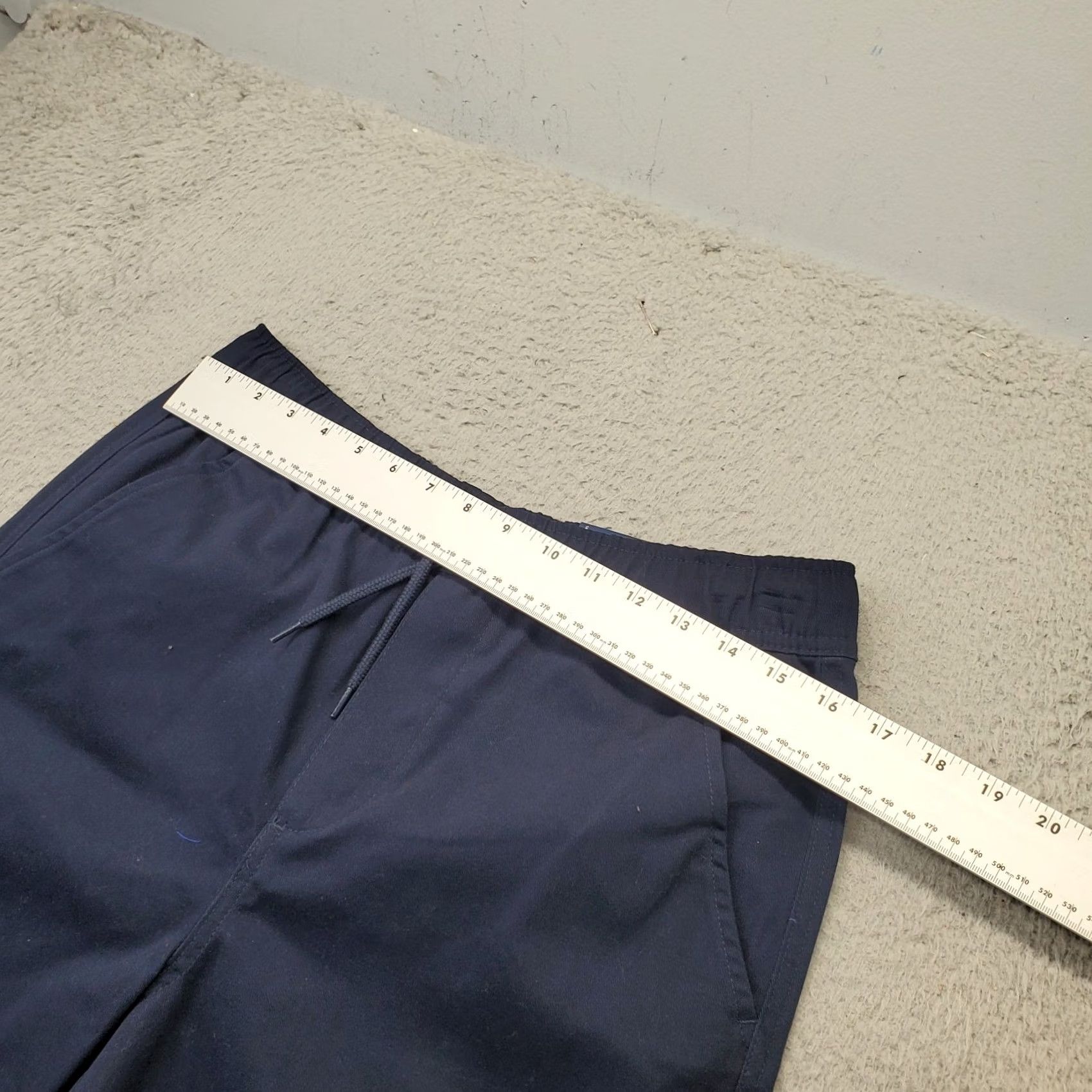 Izod IZOD Mens Shorts Shirt Navy Stretch Easy Care Schoolwear Regular Size M Size US 31 - 3 Thumbnail