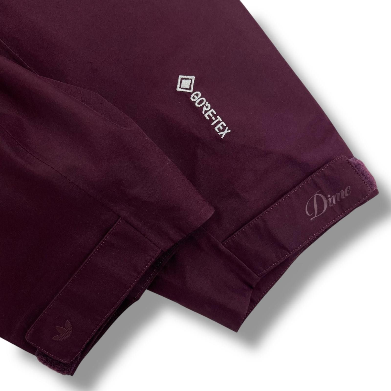 Adidas Adidas x Dime Studded Gore-Tex Maroon Jacket Size US XL / EU 56 / 4 - 4 Thumbnail