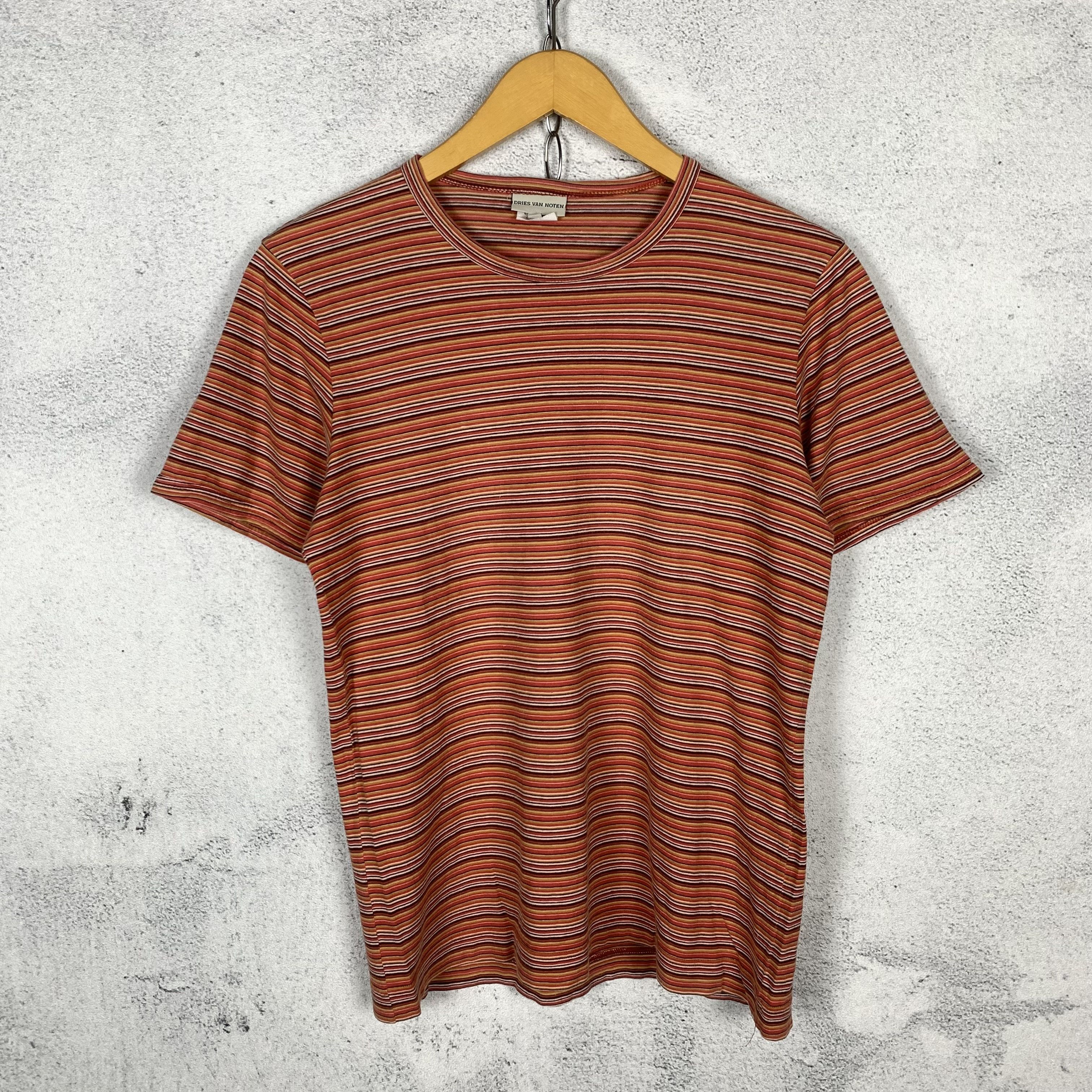 Dries Van Noten Dries Van Noten Stripe Tshirt Size L / US 10 / IT 46 - 1 Thumbnail