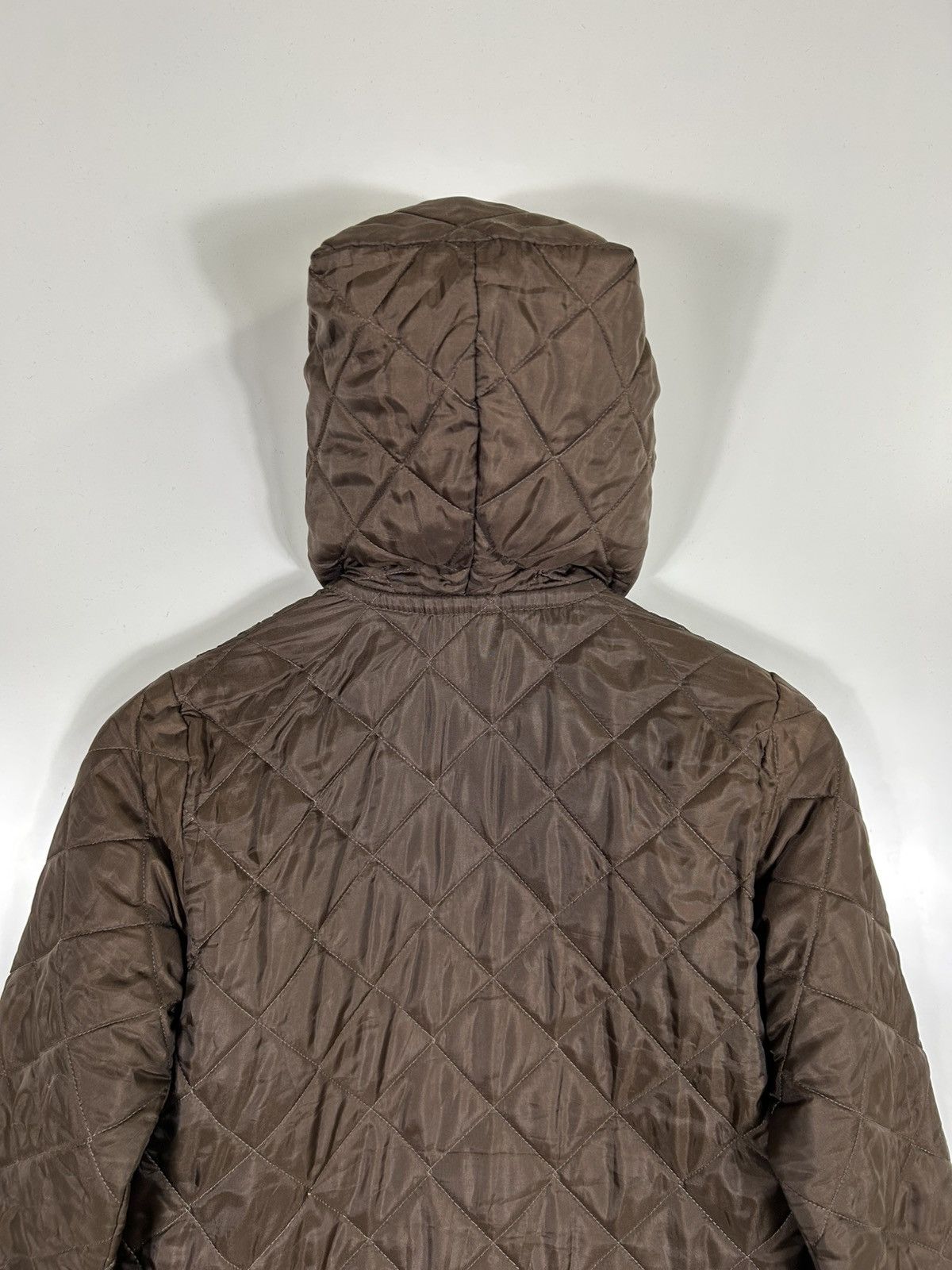 Lavenham 🔥Lavenham Suffolk Hooded Snap Button Quilted Jacket Size XS / US 0-2 / IT 36-38 - 18 Thumbnail